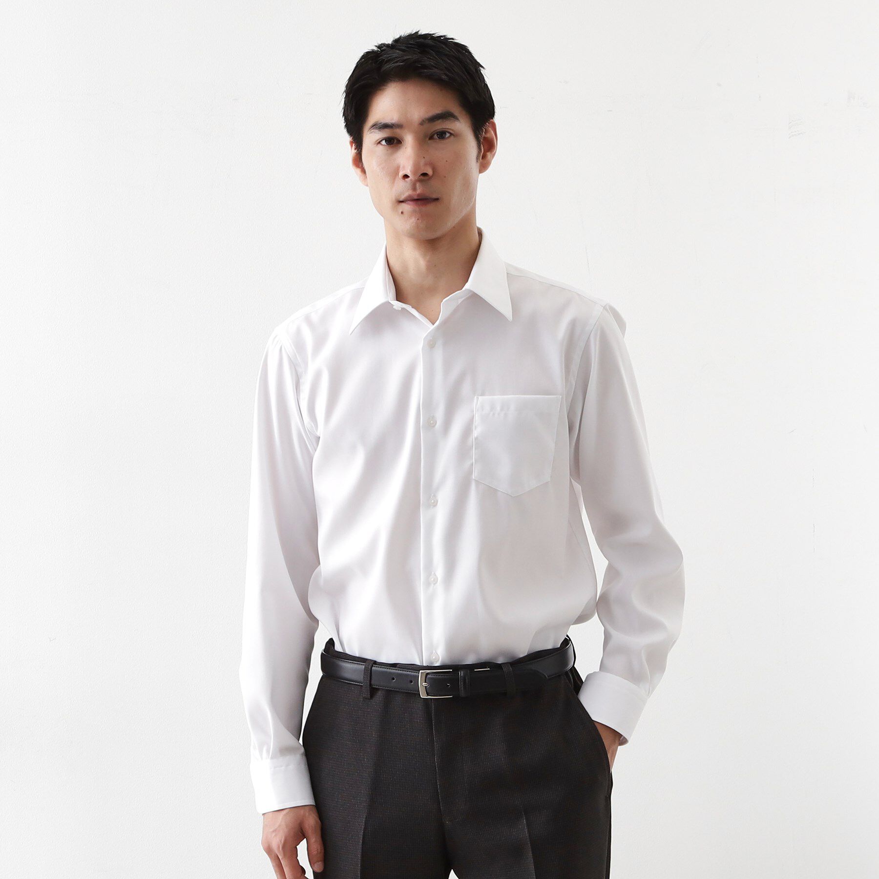 THE SHOP TK「ドレスオックスシャツ」|シャツ・ブラウス|オフホワイト(003