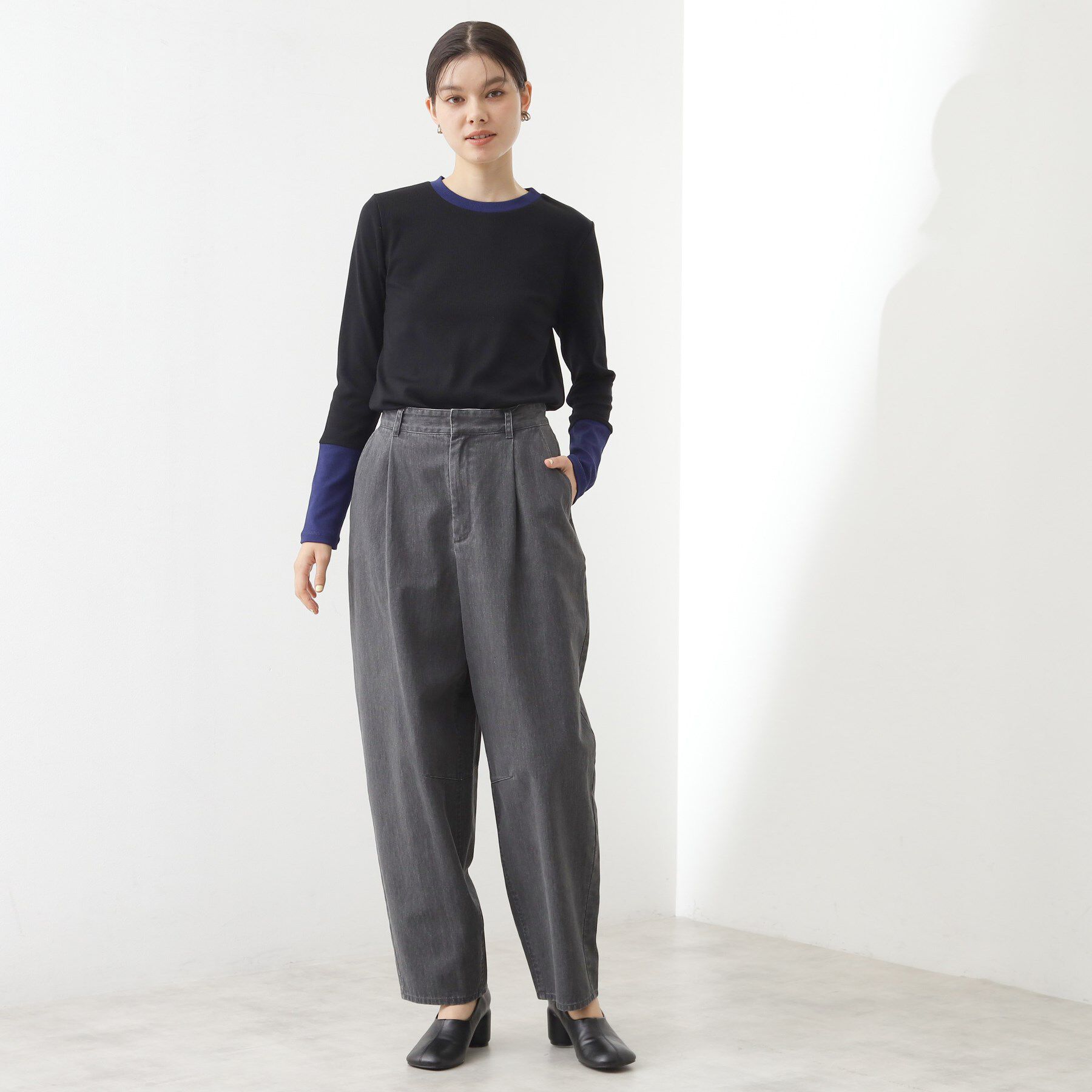 THE SHOP TK「バイカラーテレコプルオーバー」|Tシャツ・カットソー|