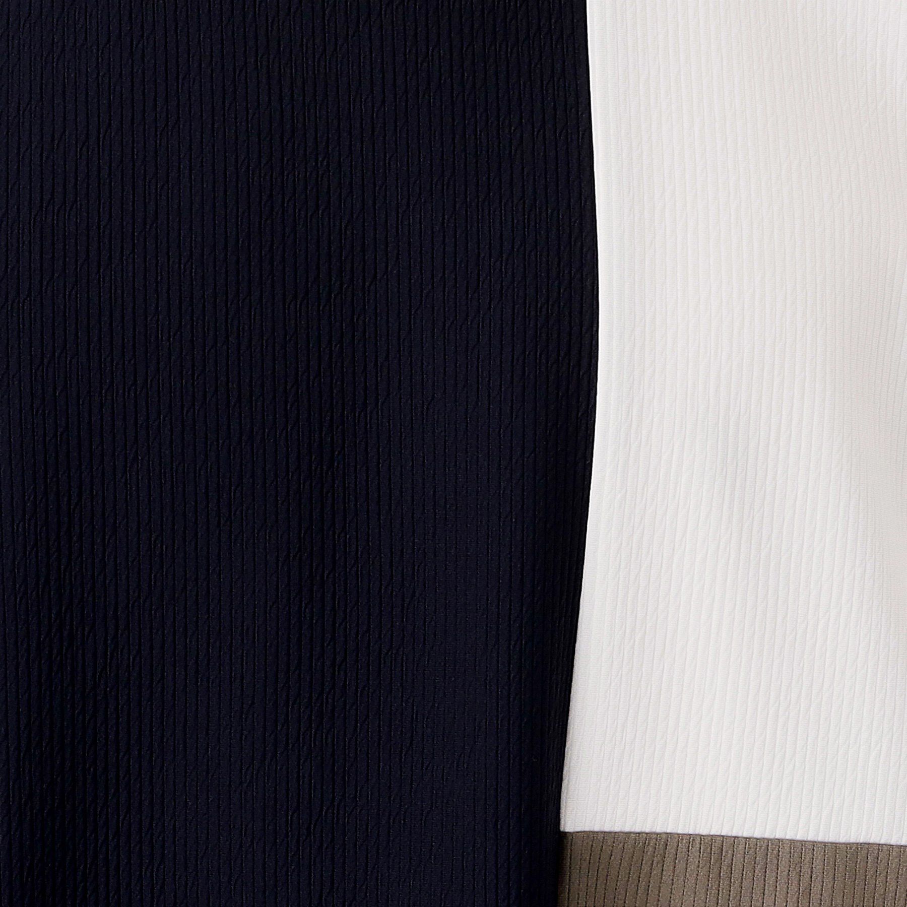 THE SHOP TK「【一枚で着映える】パネルブロッキング長袖Tシャツ 【洗濯機OK】」|Tシャツ・カットソー|