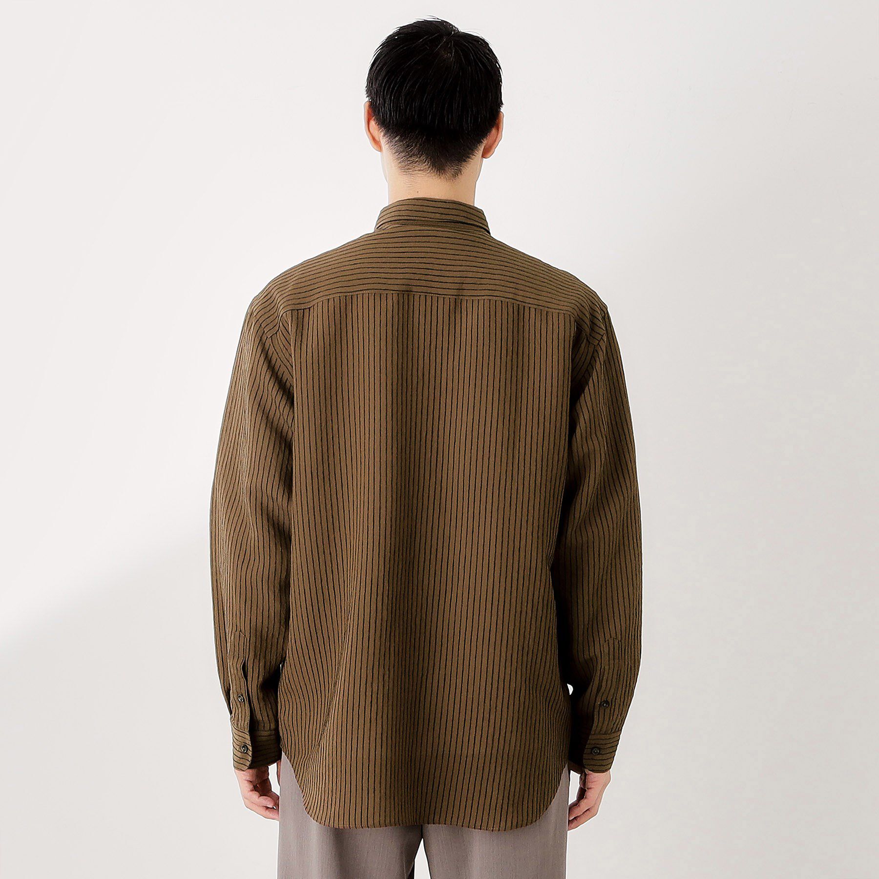 THE SHOP TK「チェック＆ストライプ アソート長袖シャツ【洗濯機OK】」|シャツ・ブラウス|