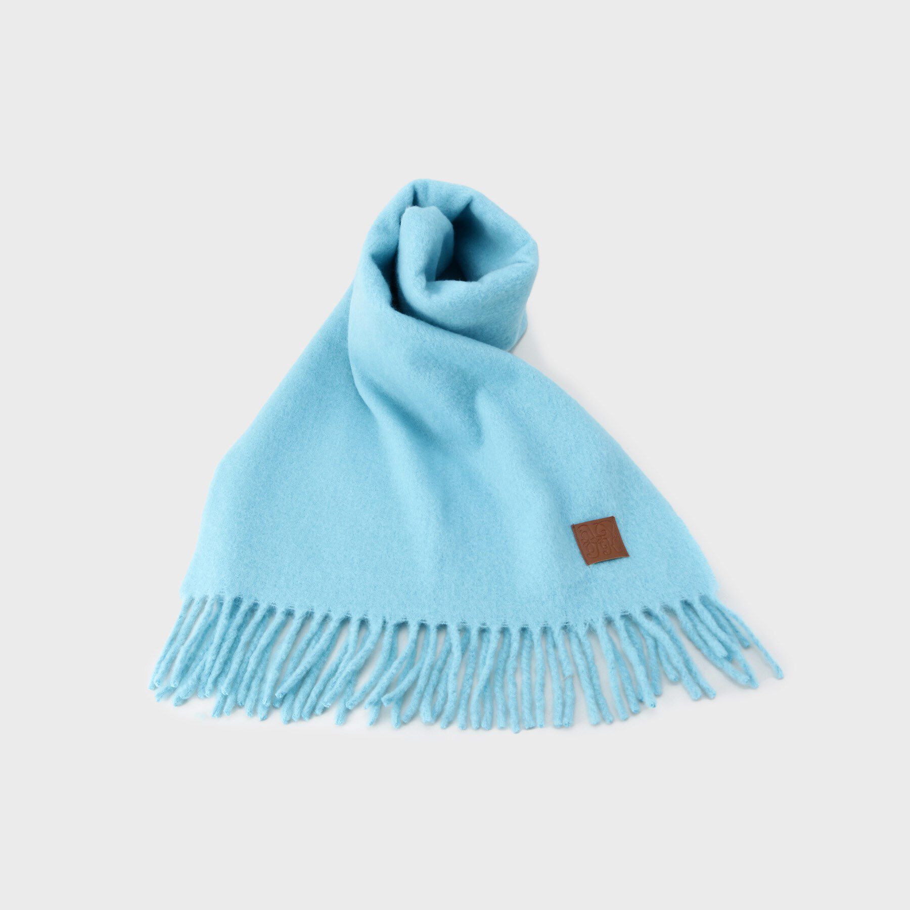 THE SHOP TK「【選べる6色】ループカラーストール」|ストール|ブルー(991)