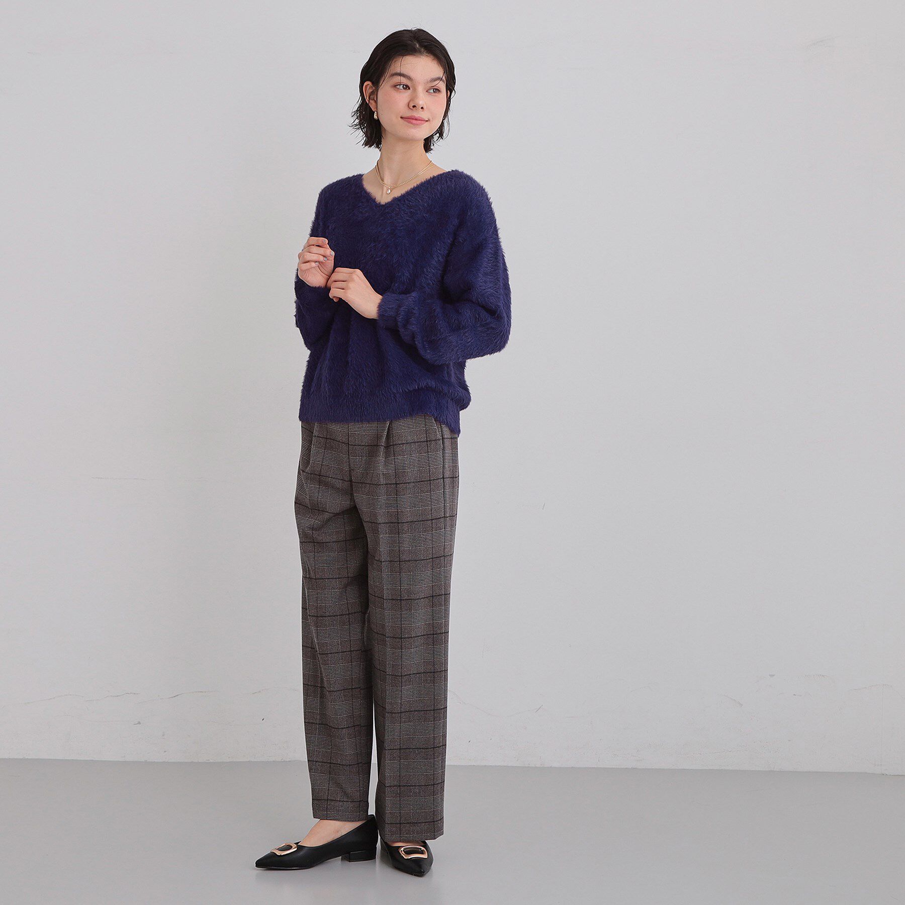 THE SHOP TK「【選べる7色/華やかで柔らか】ふわふわフェザーニット/洗える・前後2WAY」|ニット・セーター|