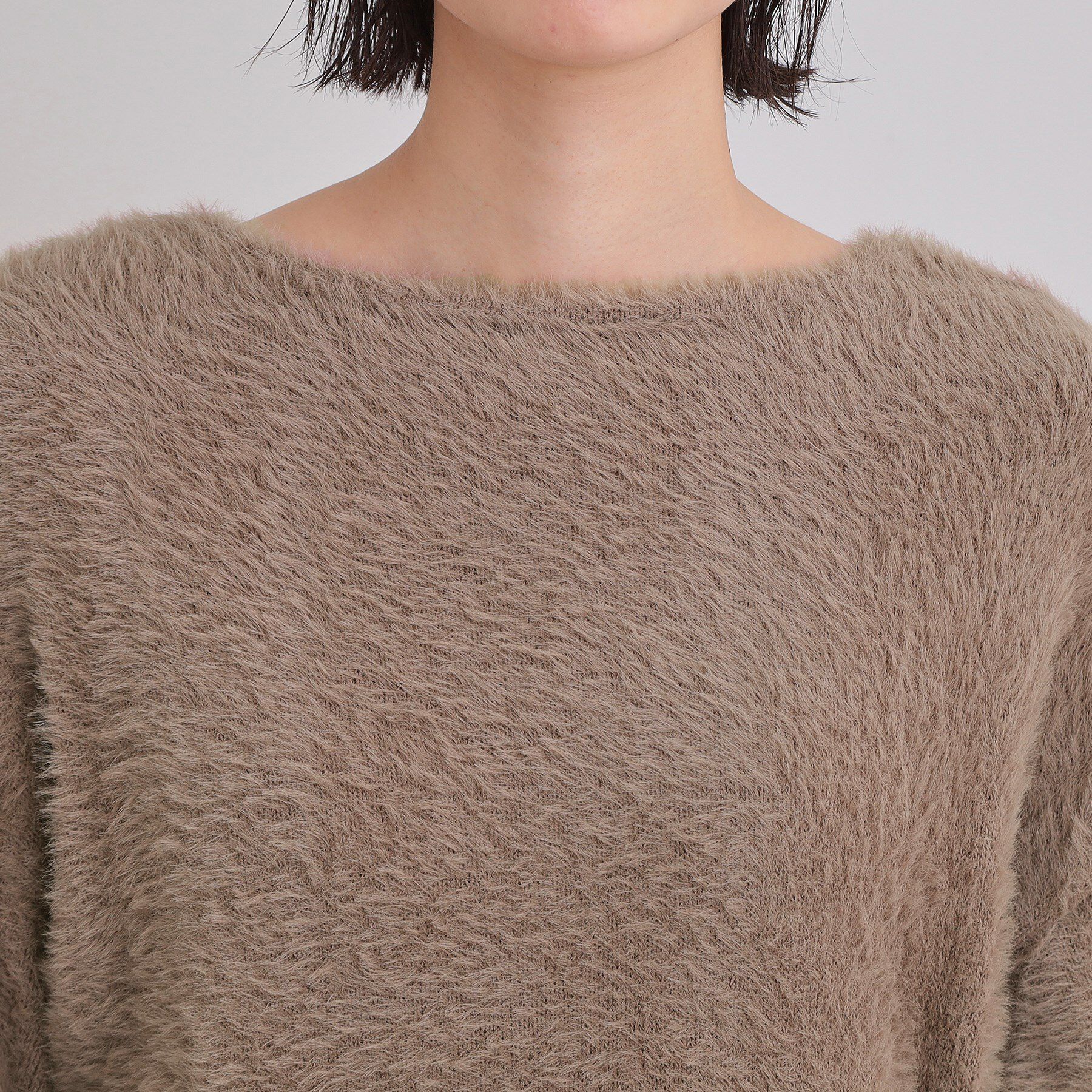 THE SHOP TK「【選べる7色/華やかで柔らか】ふわふわフェザーニット/洗える・前後2WAY」|ニット・セーター|