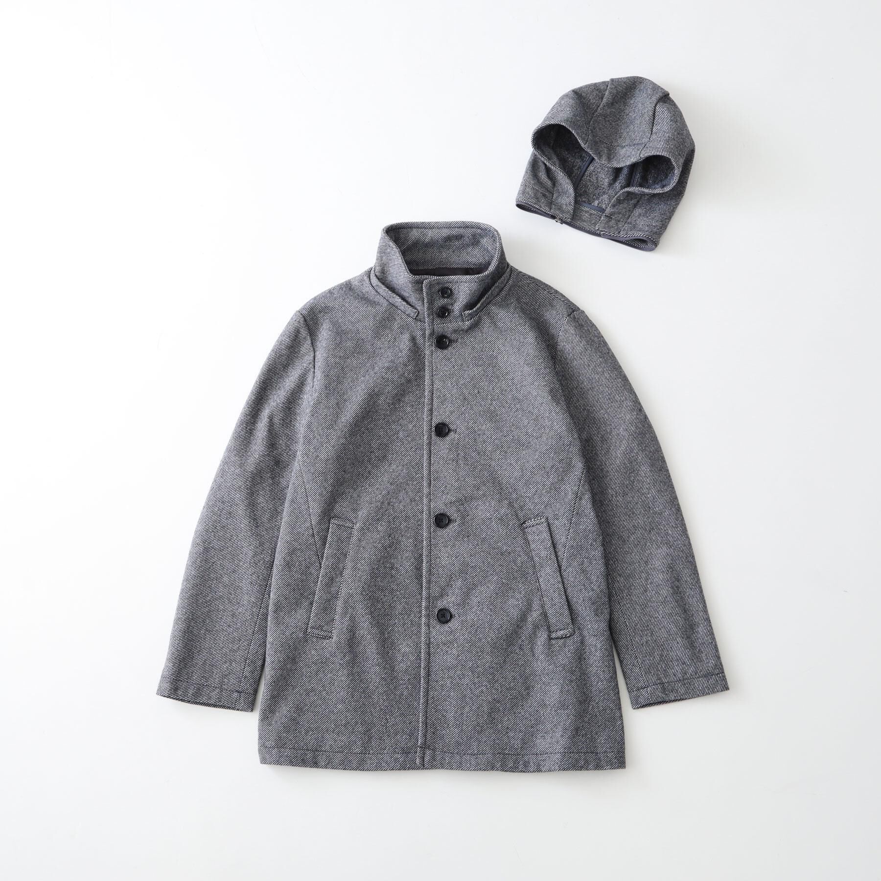 THE SHOP TK「ON/OFF対応 ウーリック スタンド メルトンコート　【洗濯機OK/フード取外し可】」|その他|