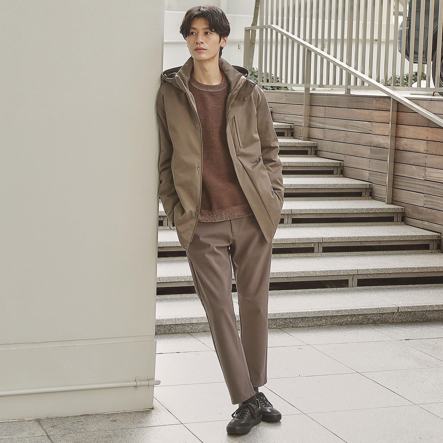 THE SHOP TK「【3WAY】中綿ライナー付き カルゼコート　洗濯機OK/ON・OFF対応」|その他|