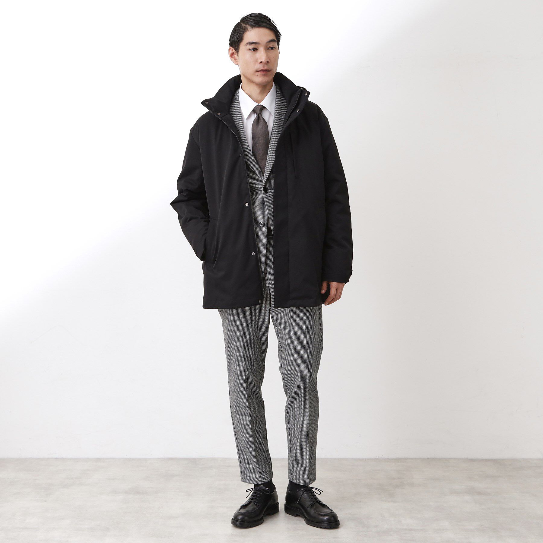 THE SHOP TK「【3WAY】中綿ライナー付き カルゼコート　洗濯機OK/ON・OFF対応」|その他|