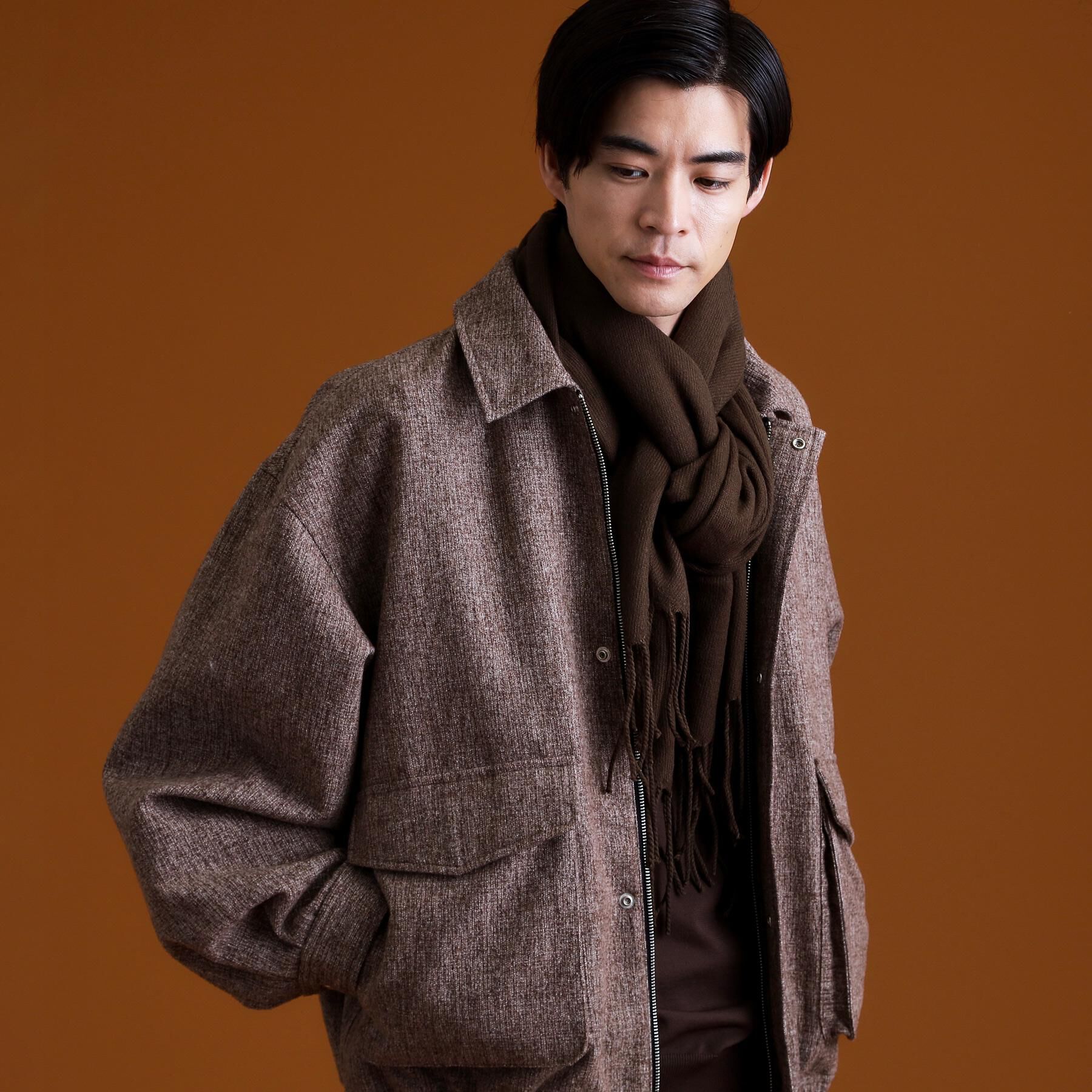 THE SHOP TK「ツイードフライトビッグブルゾン 【洗濯機OK／セットアップ可】」|ブルゾン・スタジャン|