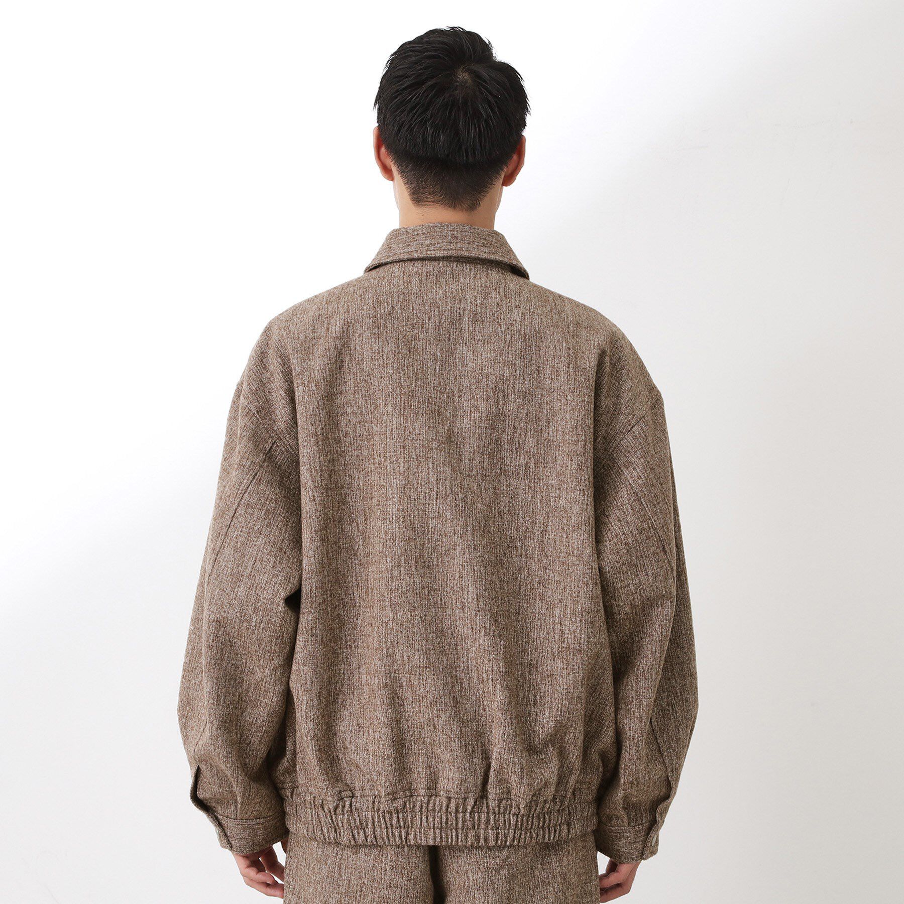 THE SHOP TK「ツイードフライトビッグブルゾン 【洗濯機OK／セットアップ可】」|ブルゾン・スタジャン|