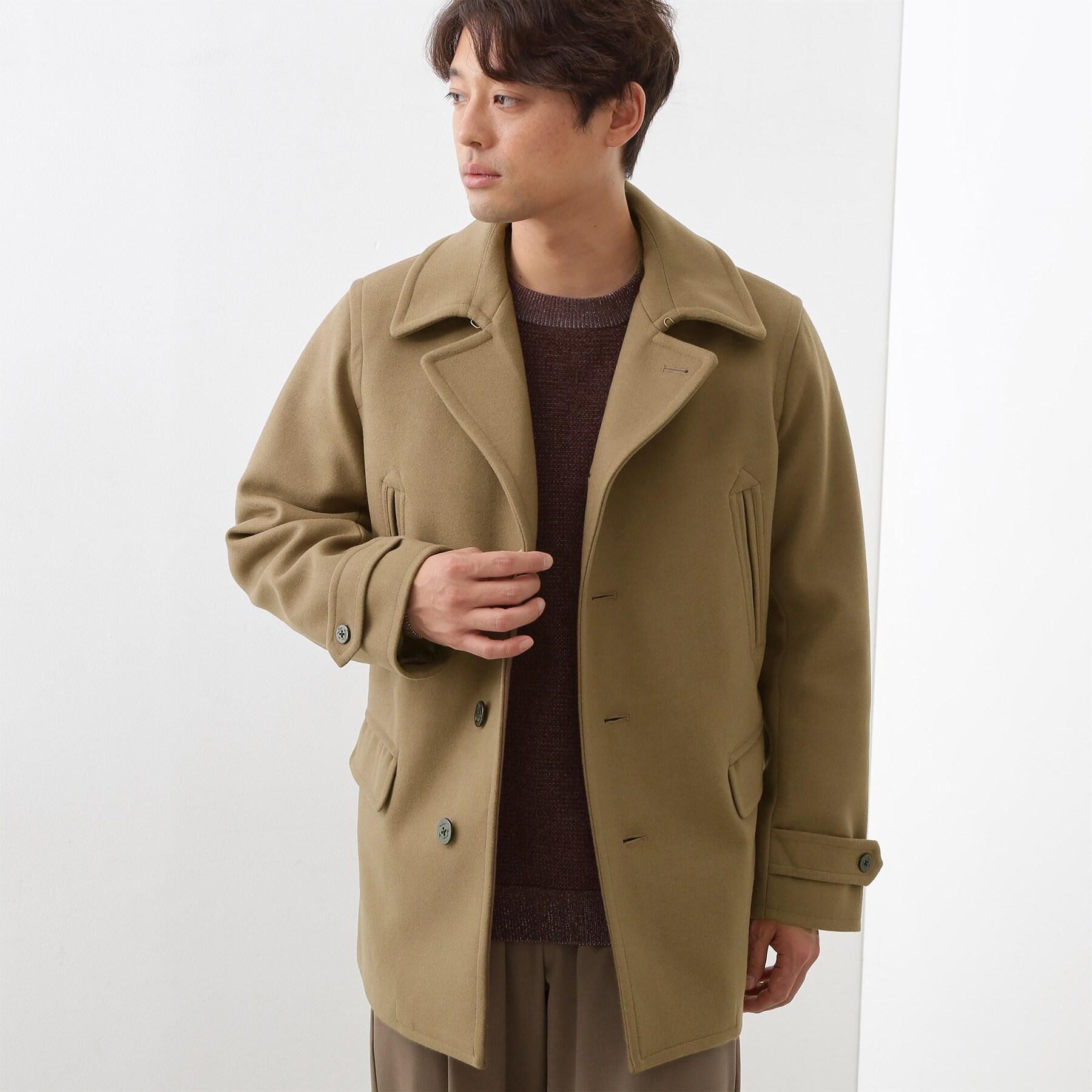 THE SHOP TK「ウーリックシングルPジャケット」|ピーコート|