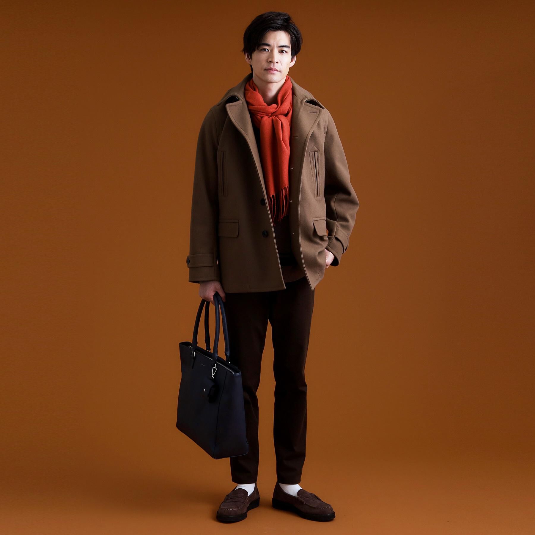 THE SHOP TK「ウーリックシングルPジャケット」|ピーコート|