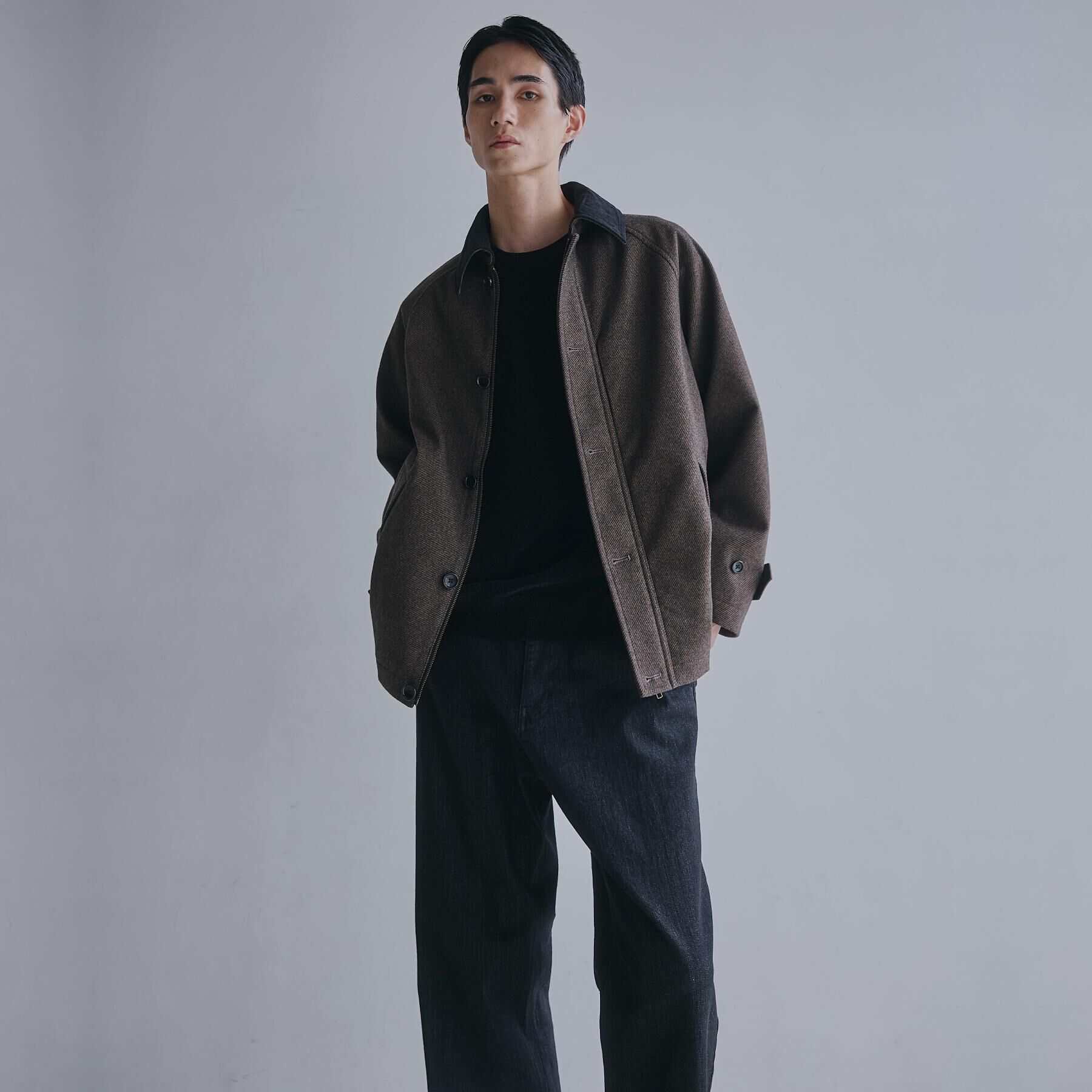 THE SHOP TK「2通りの着こなしができる ウーリック デッキブルゾン」|ブルゾン・スタジャン|