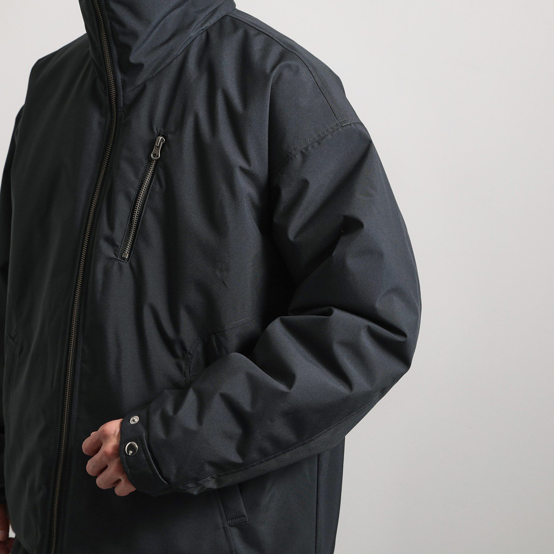 THE SHOP TK「【洗濯機可】きれいめにもカジュアルにも スタンドネックジップブルゾン」|ブルゾン・スタジャン|