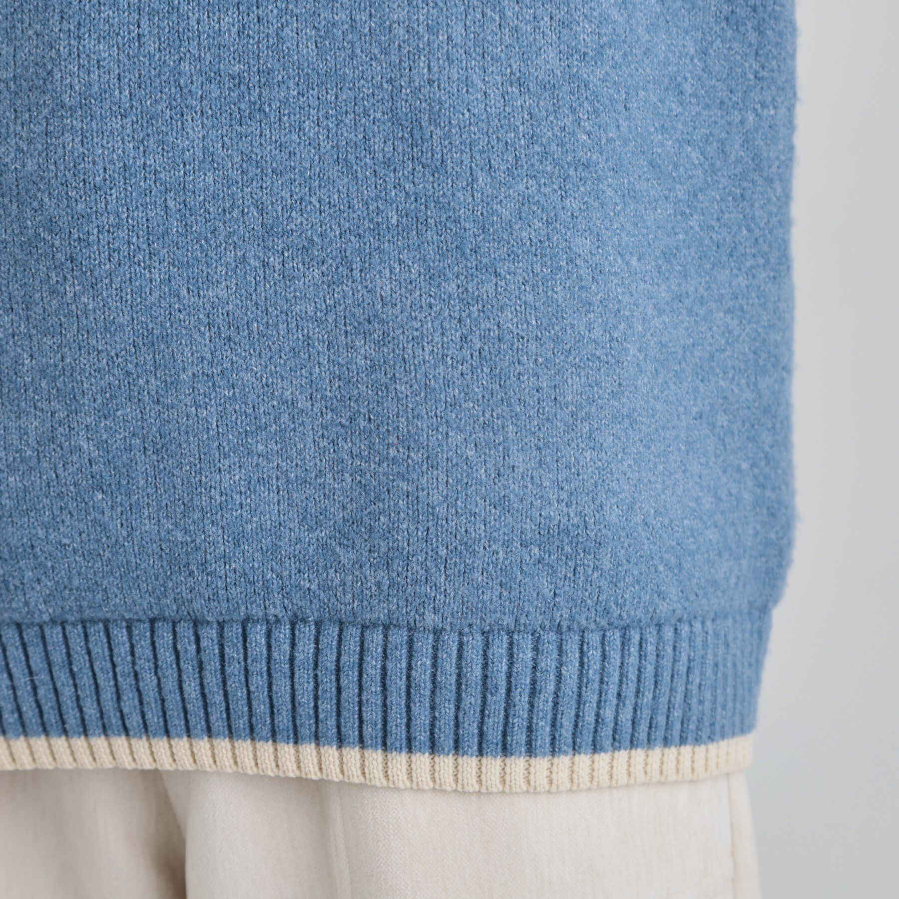 THE SHOP TK「【洗える】ほど良くラフで女性らしい ハーフZIPニット」|ニット・セーター|