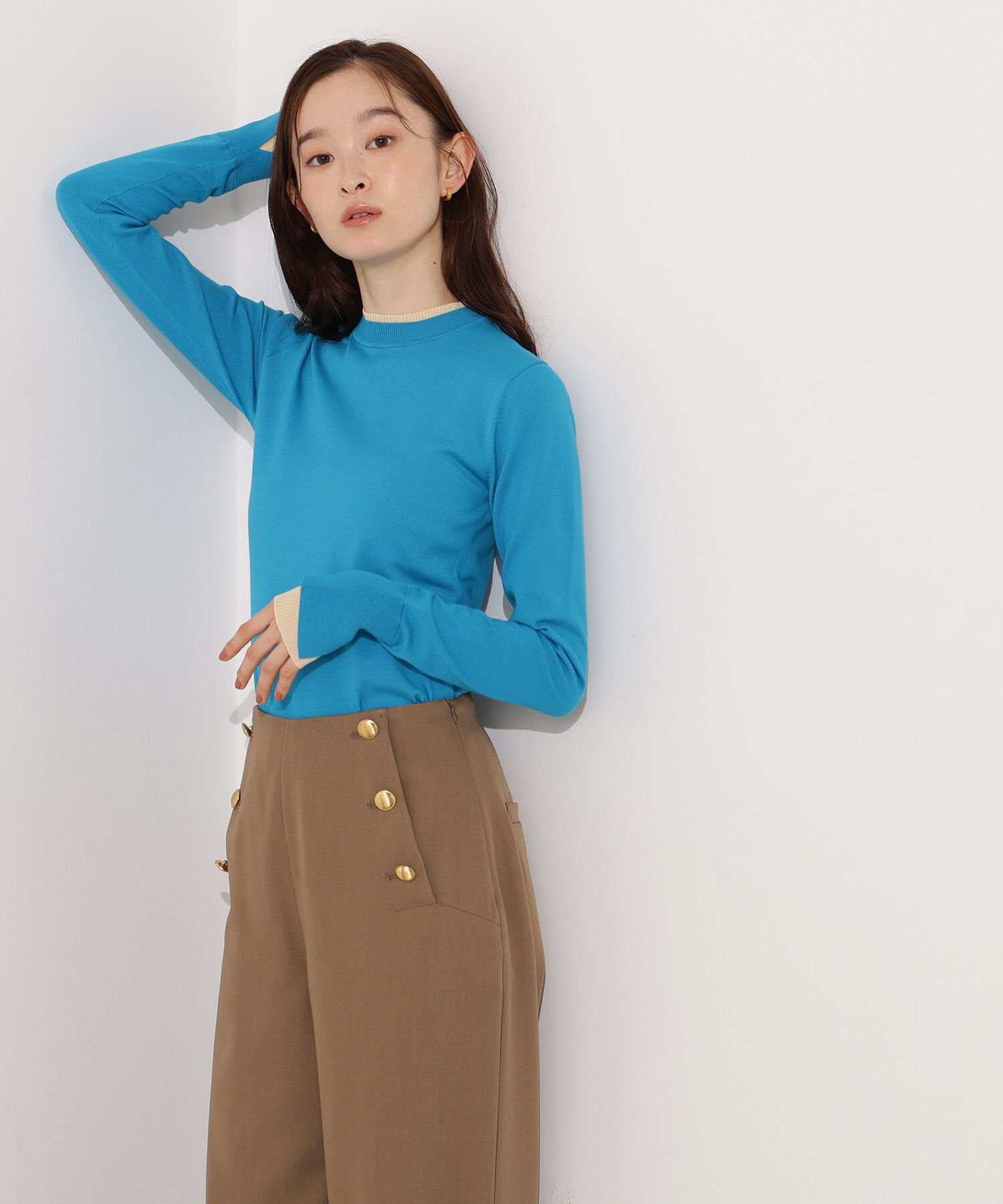  「レイヤード風ニット」|ニット・セーター|