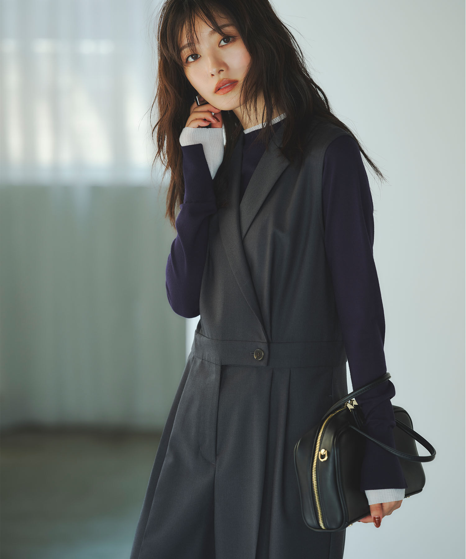  「レイヤード風ニット」|ニット・セーター|