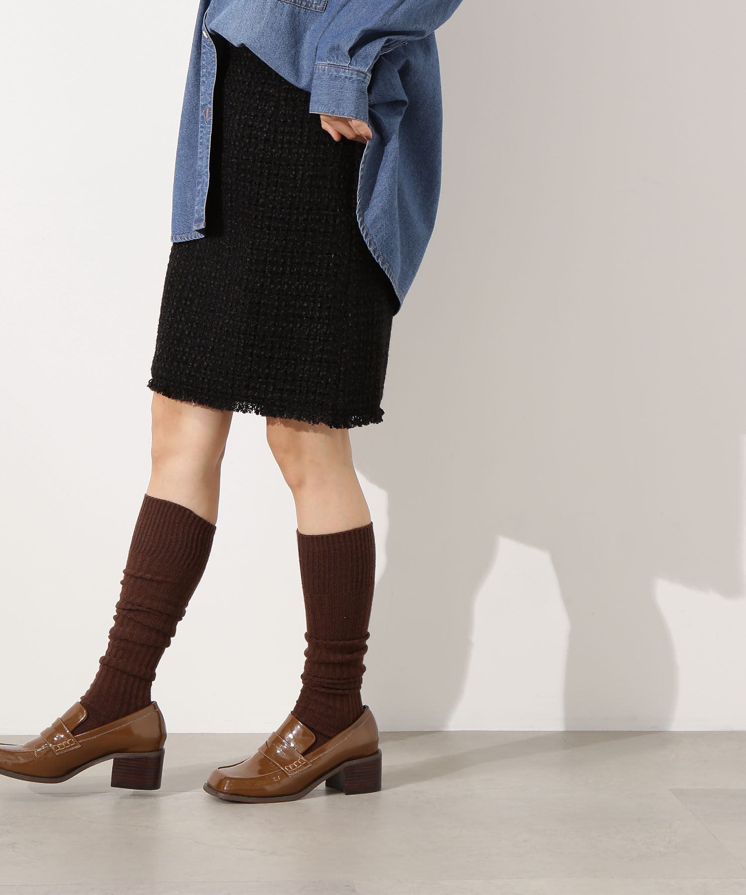  「ツイード SETUP スカート」|スカート|