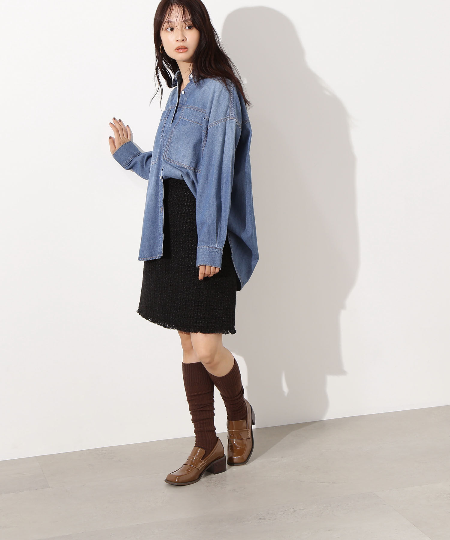  「ツイード SETUP スカート」|スカート|