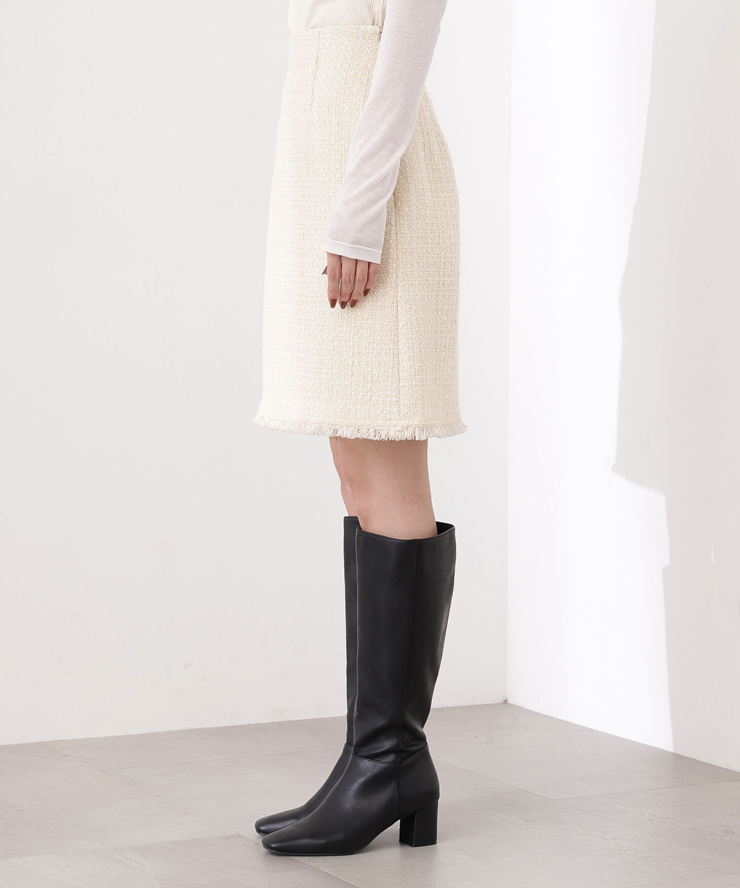  「ツイード SETUP スカート」|スカート|