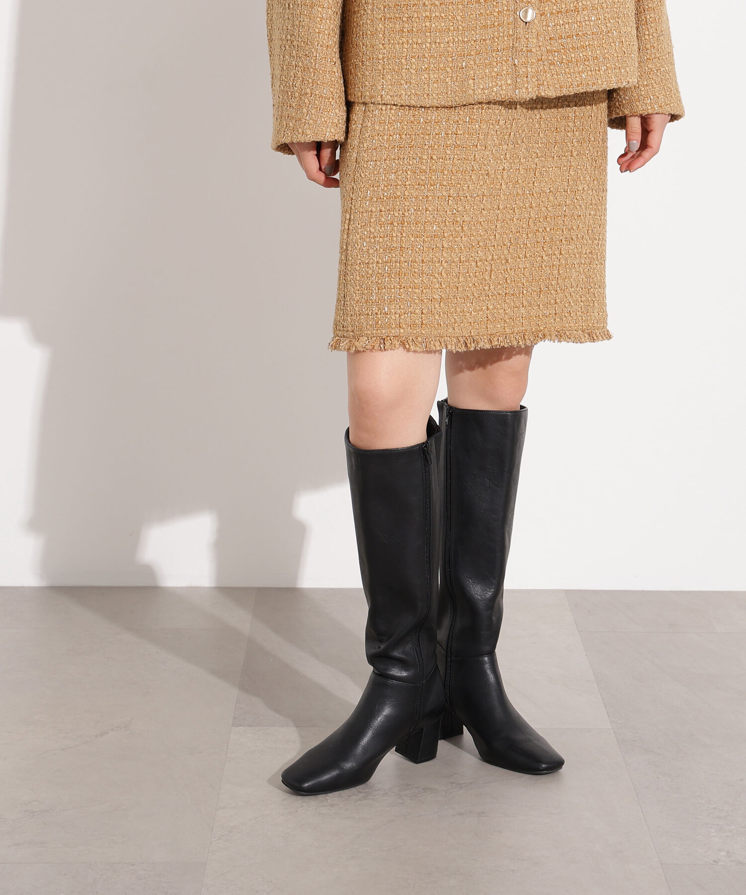  「ツイード SETUP スカート」|スカート|