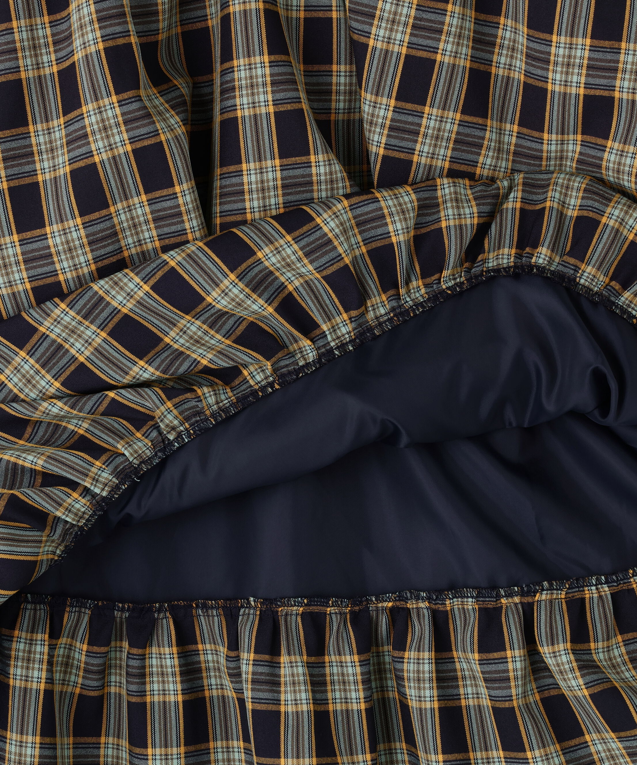  「ランダムティアードチェックスカート」|スカート|