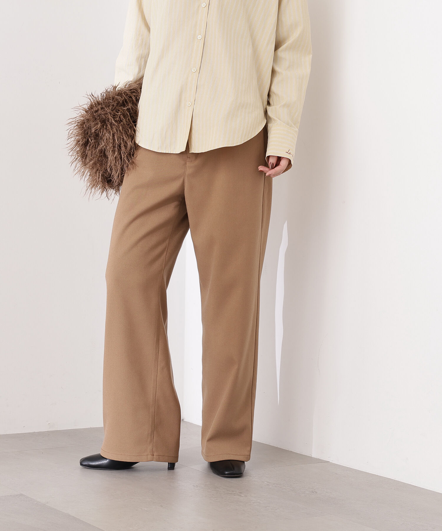  「ベーシックツイルワイドパンツ」|その他|