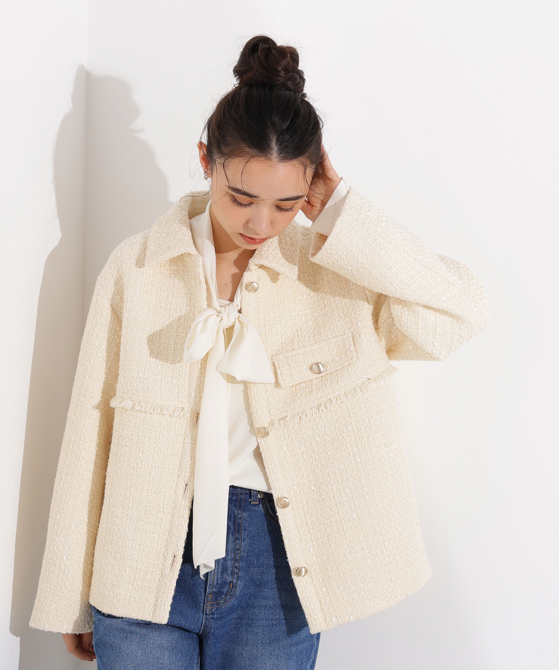  「ツイード SETUP ブルゾン」|その他|