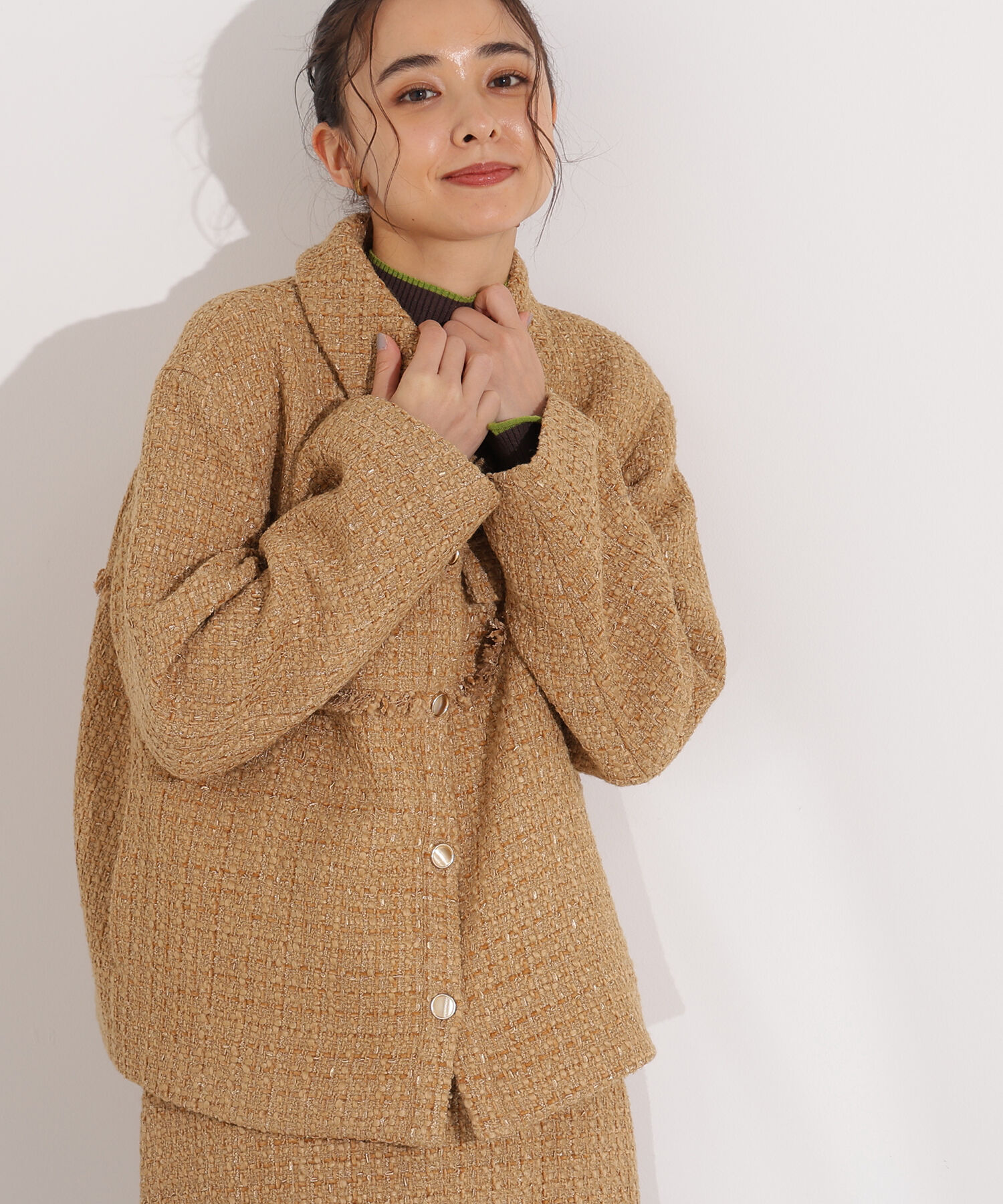  「ツイード SETUP ブルゾン」|その他|