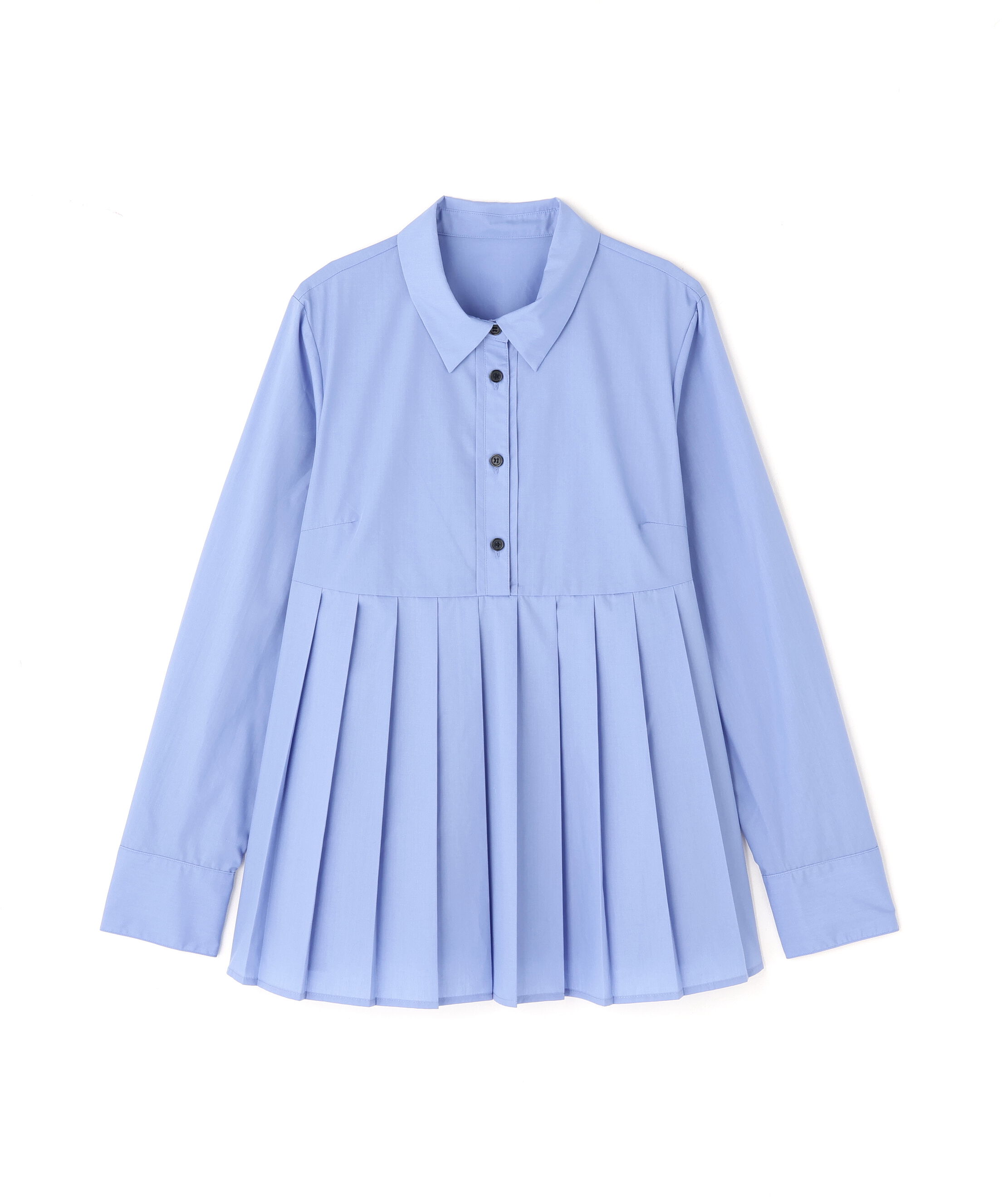  「プリーツペプラムブラウス」|シャツ・ブラウス|