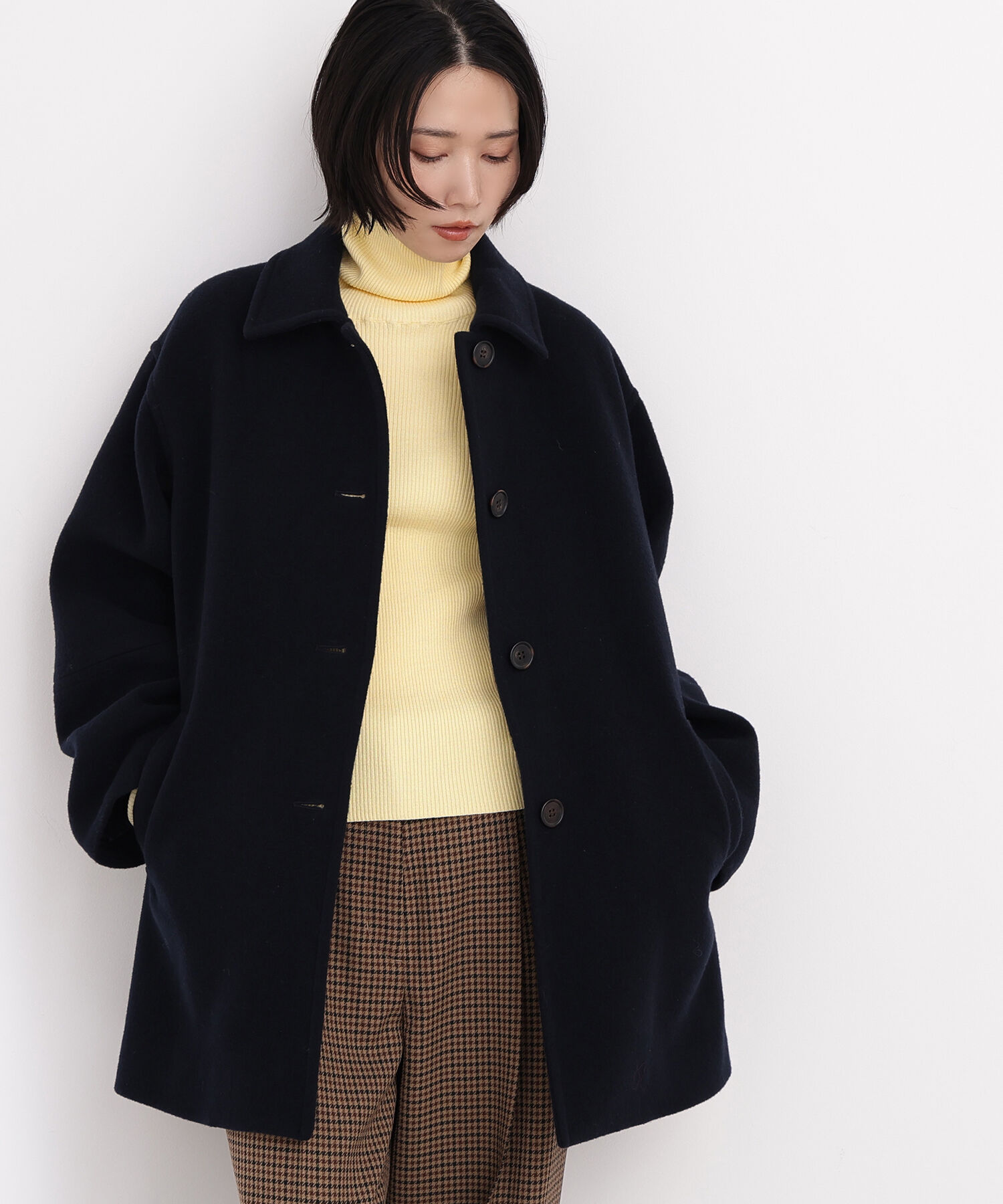  「ベーシックタートルネックニット」|ニット・セーター|