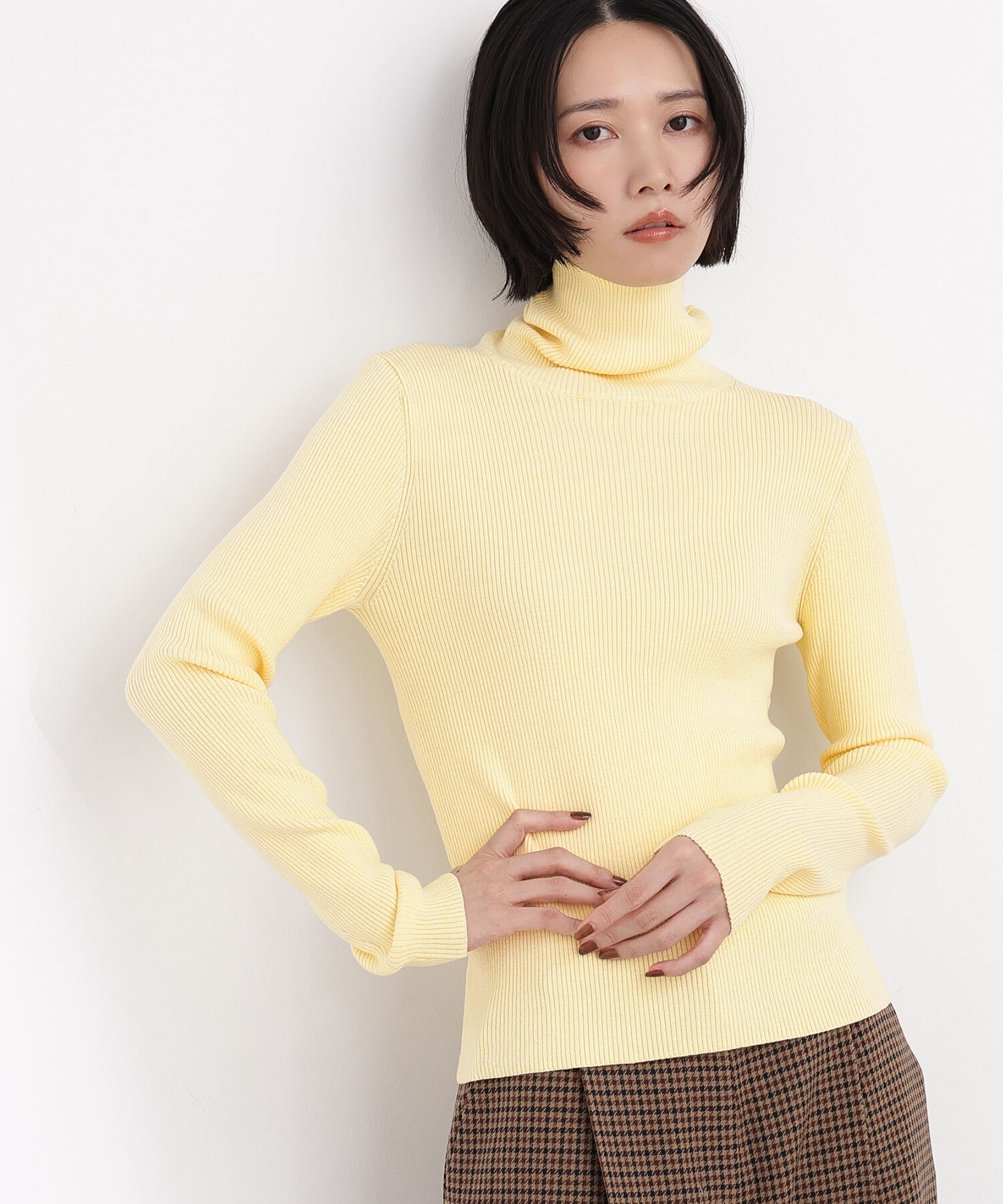  「ベーシックタートルネックニット」|ニット・セーター|