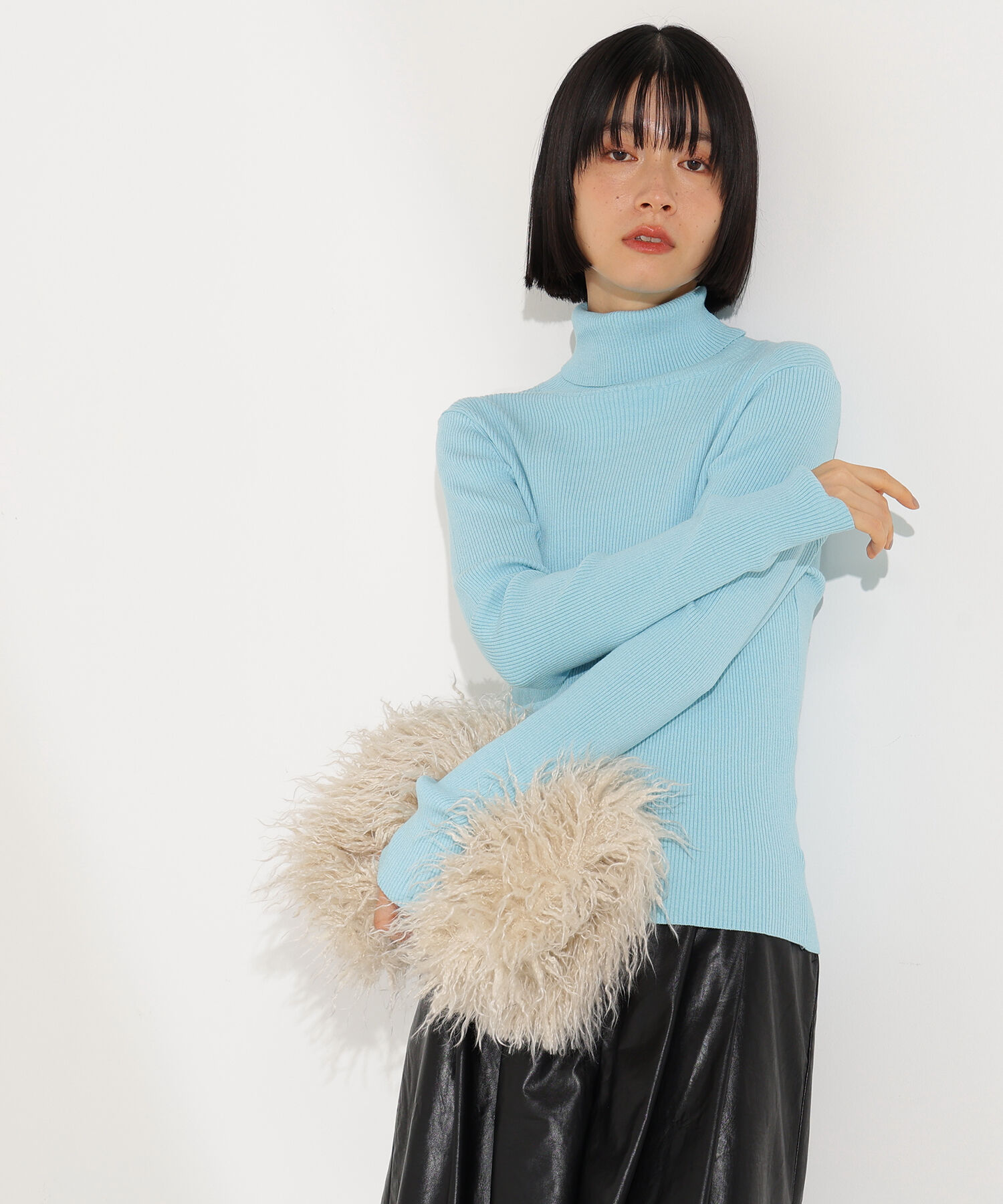  「ベーシックタートルネックニット」|ニット・セーター|