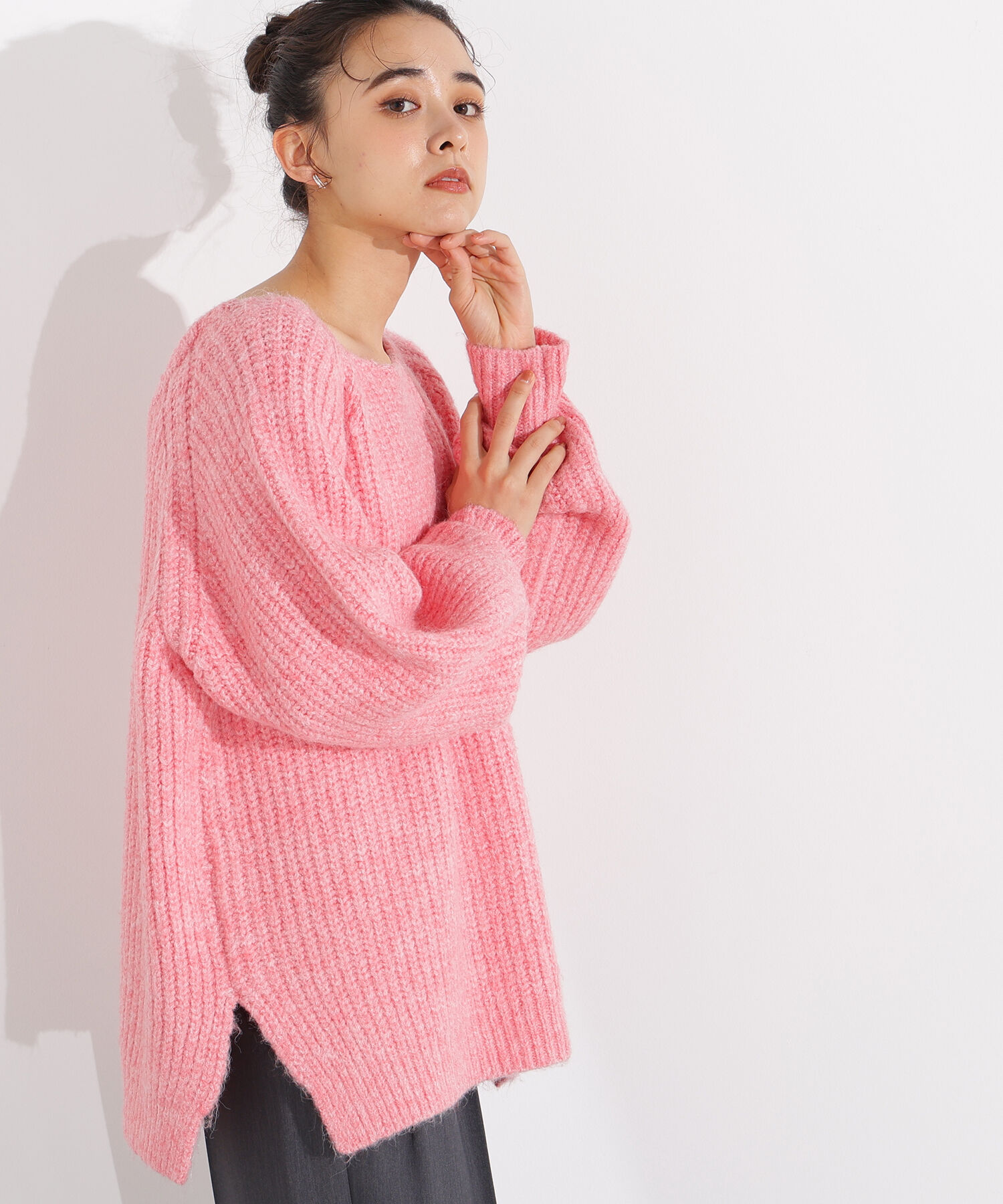  「バックシャンボクシーニット」|ニット・セーター|