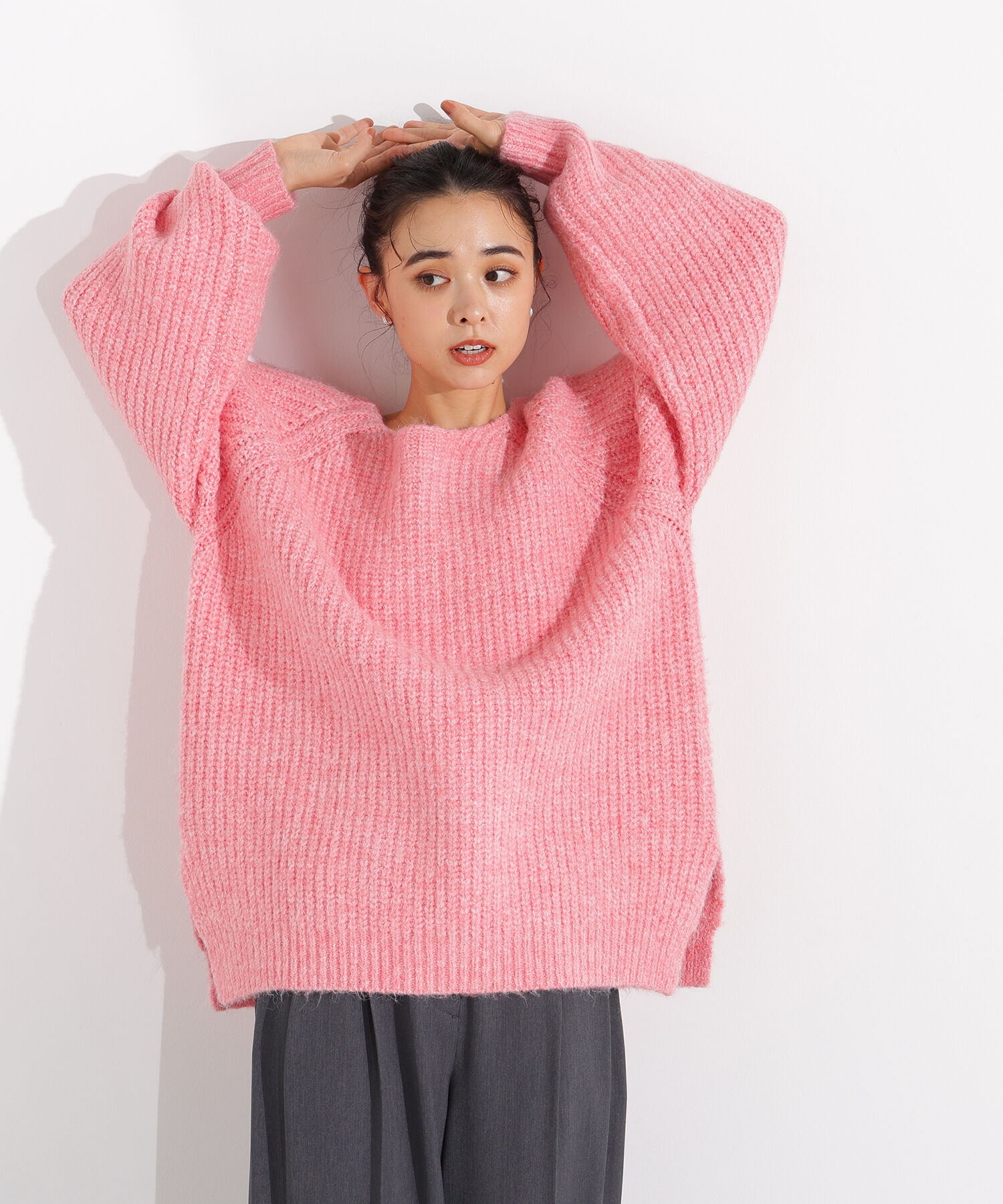  「バックシャンボクシーニット」|ニット・セーター|