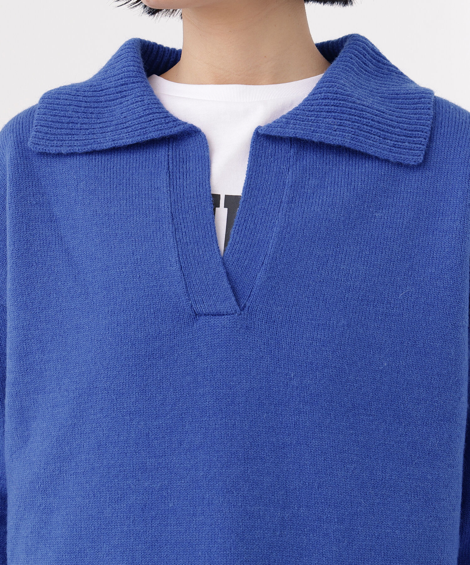  「開襟ボクシーニット」|ニット・セーター|