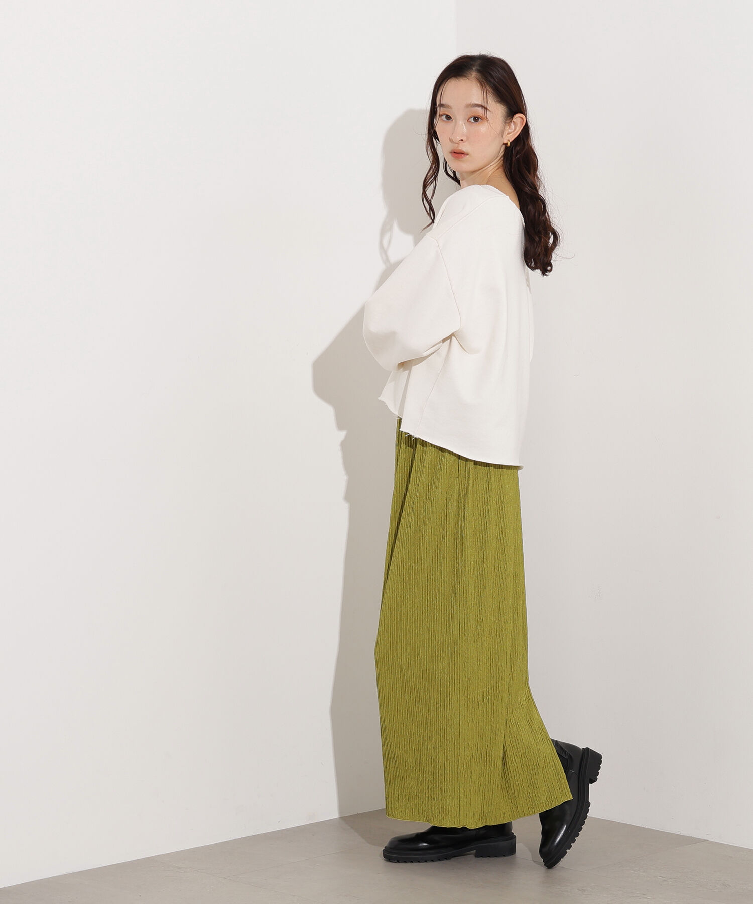  「シュリンクナロースカート」|スカート|