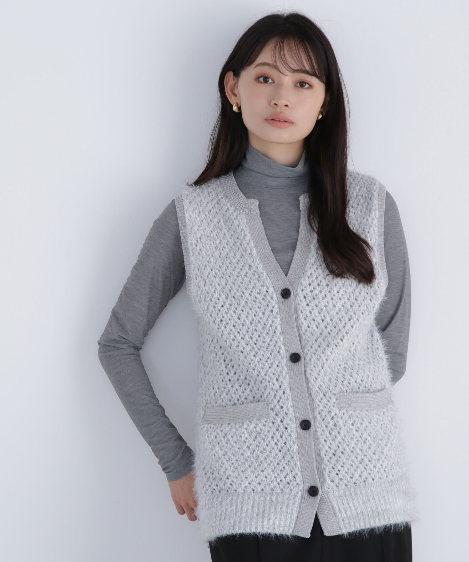  「シアーカットソーシリーズ ハイネック」|Tシャツ・カットソー|