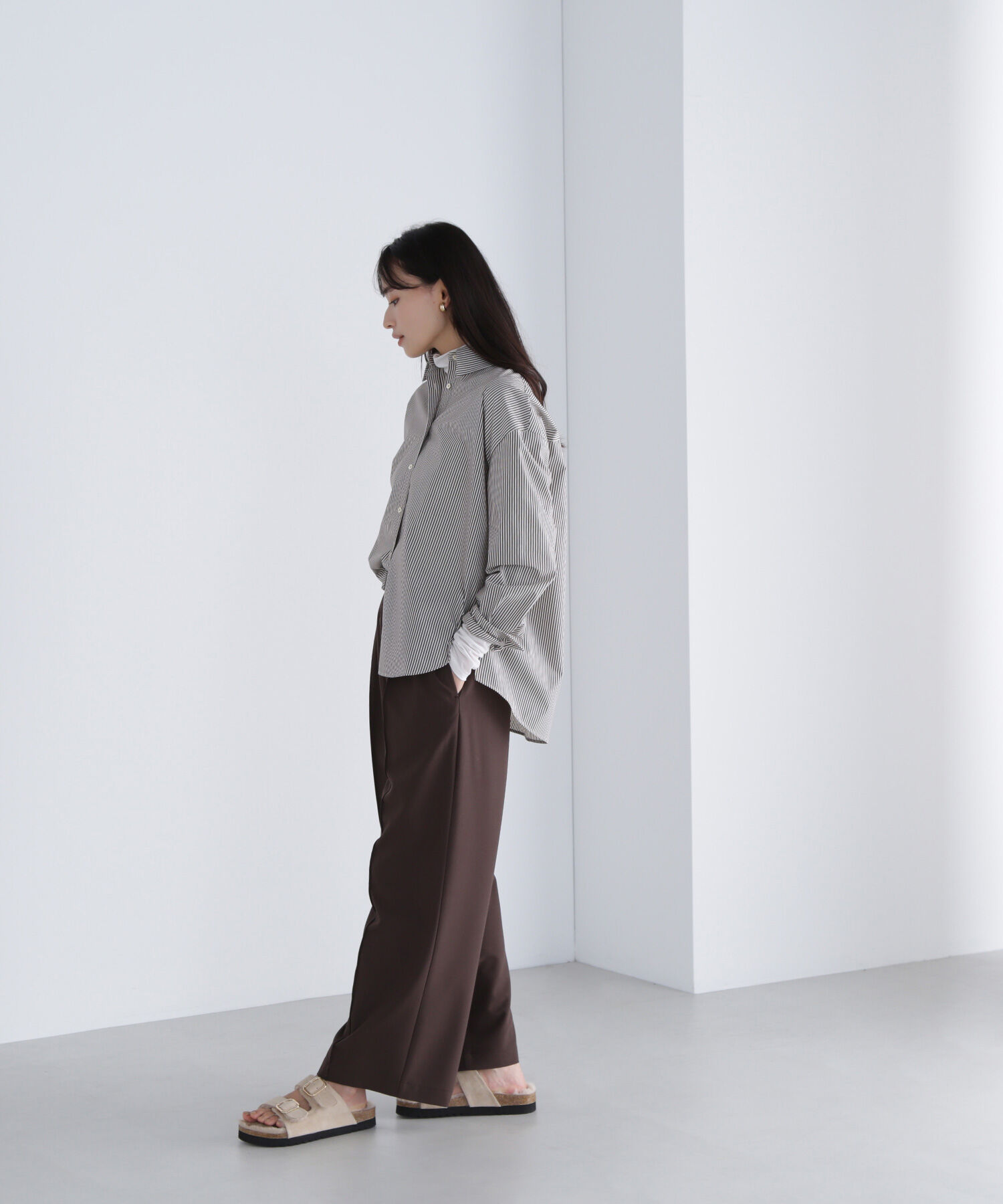  「シアーカットソーシリーズ ハイネック」|Tシャツ・カットソー|