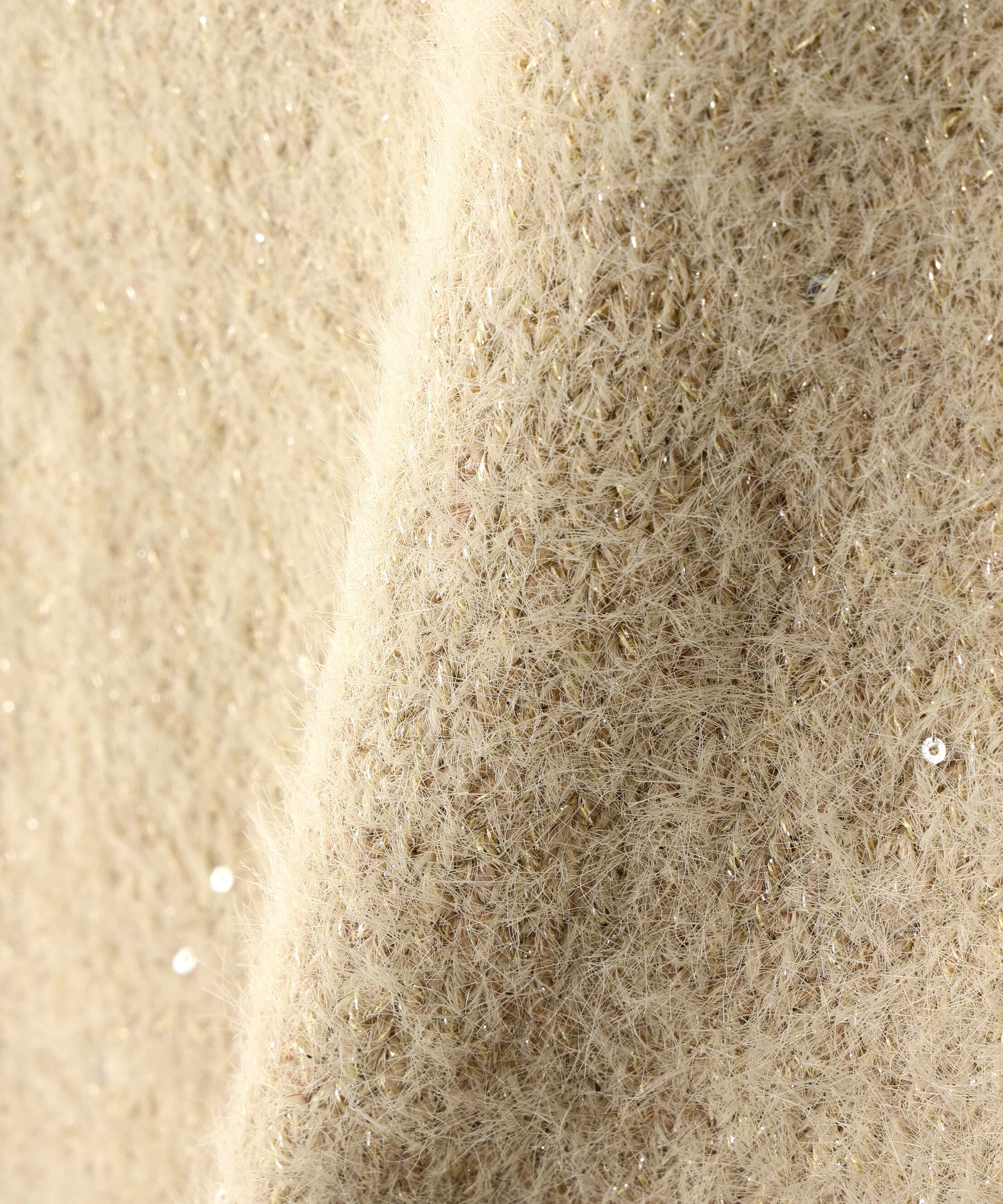  「スパンコールフェザーニット」|ニット・セーター|