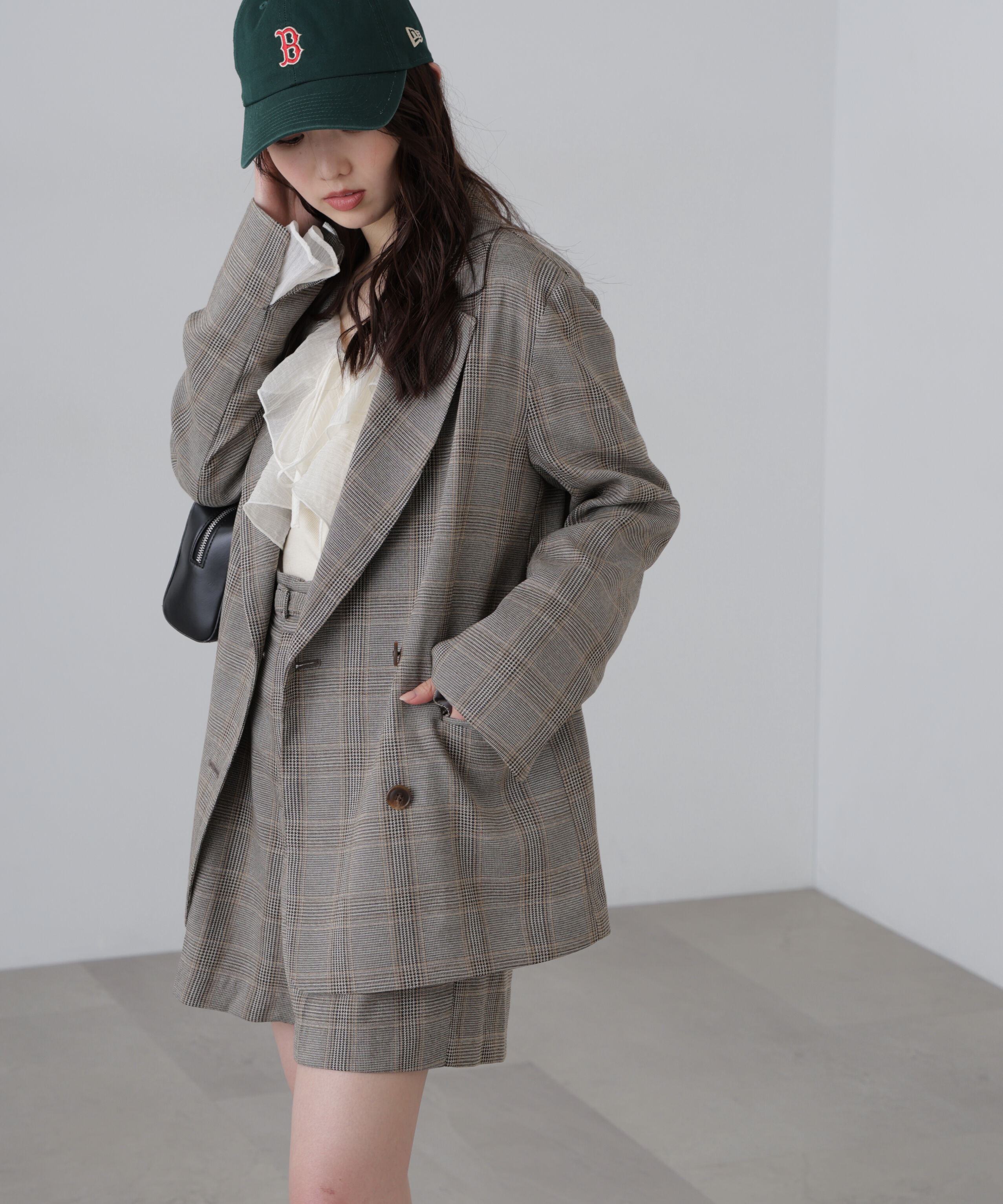  「麻調合繊ダブルブレストジャケット」|その他|