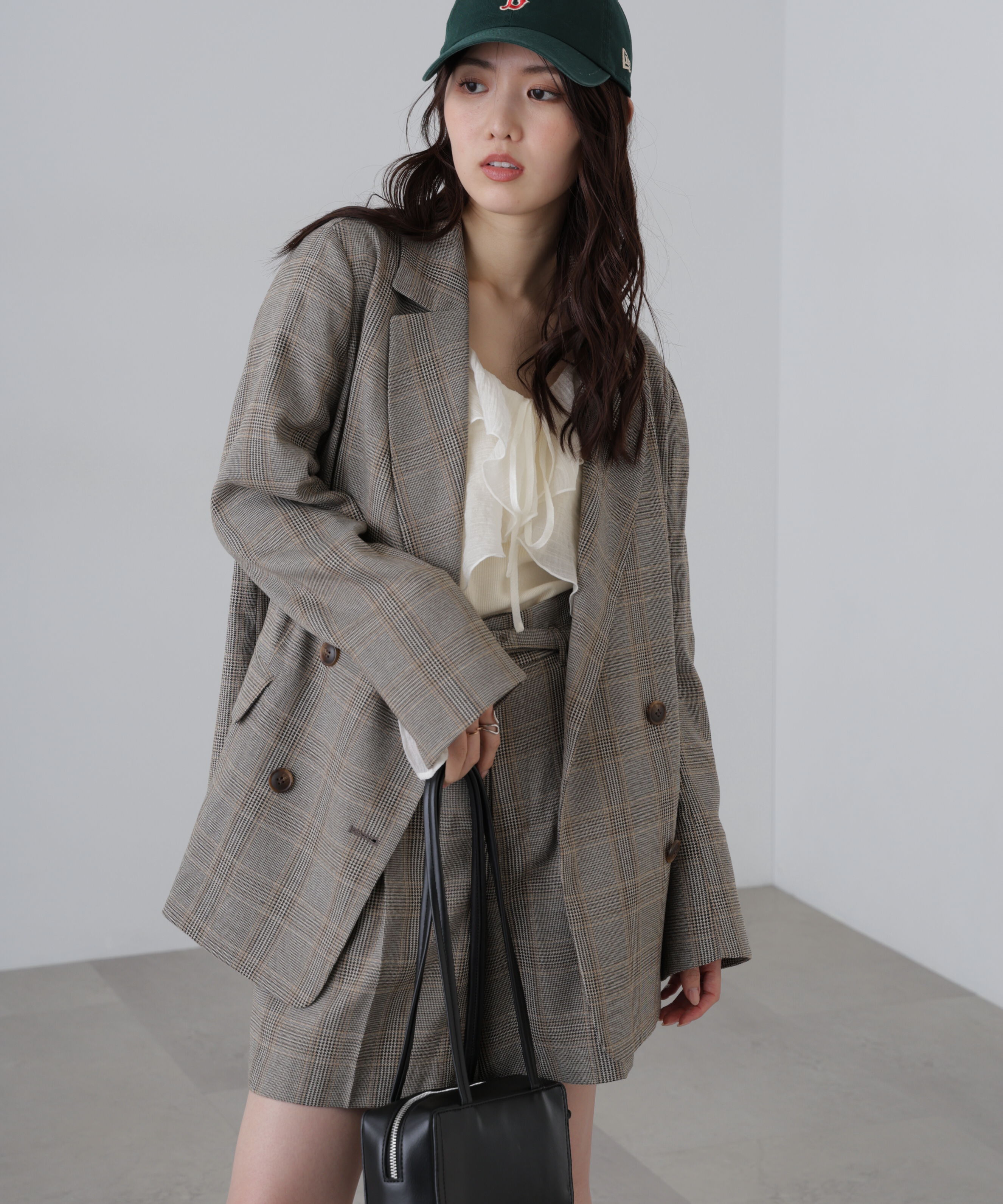  「麻調合繊ダブルブレストジャケット」|その他|