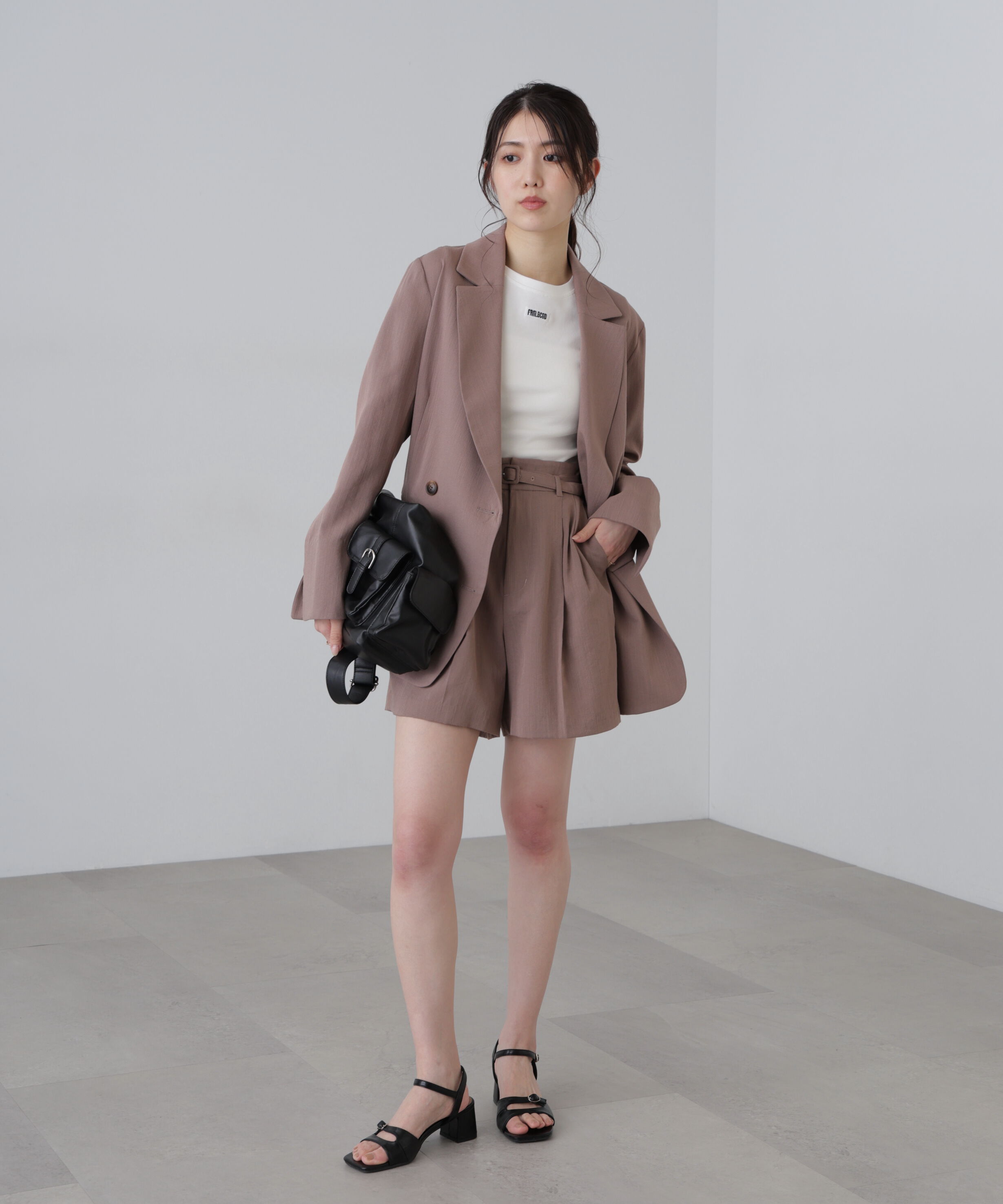  「麻調合繊ダブルブレストジャケット」|その他|