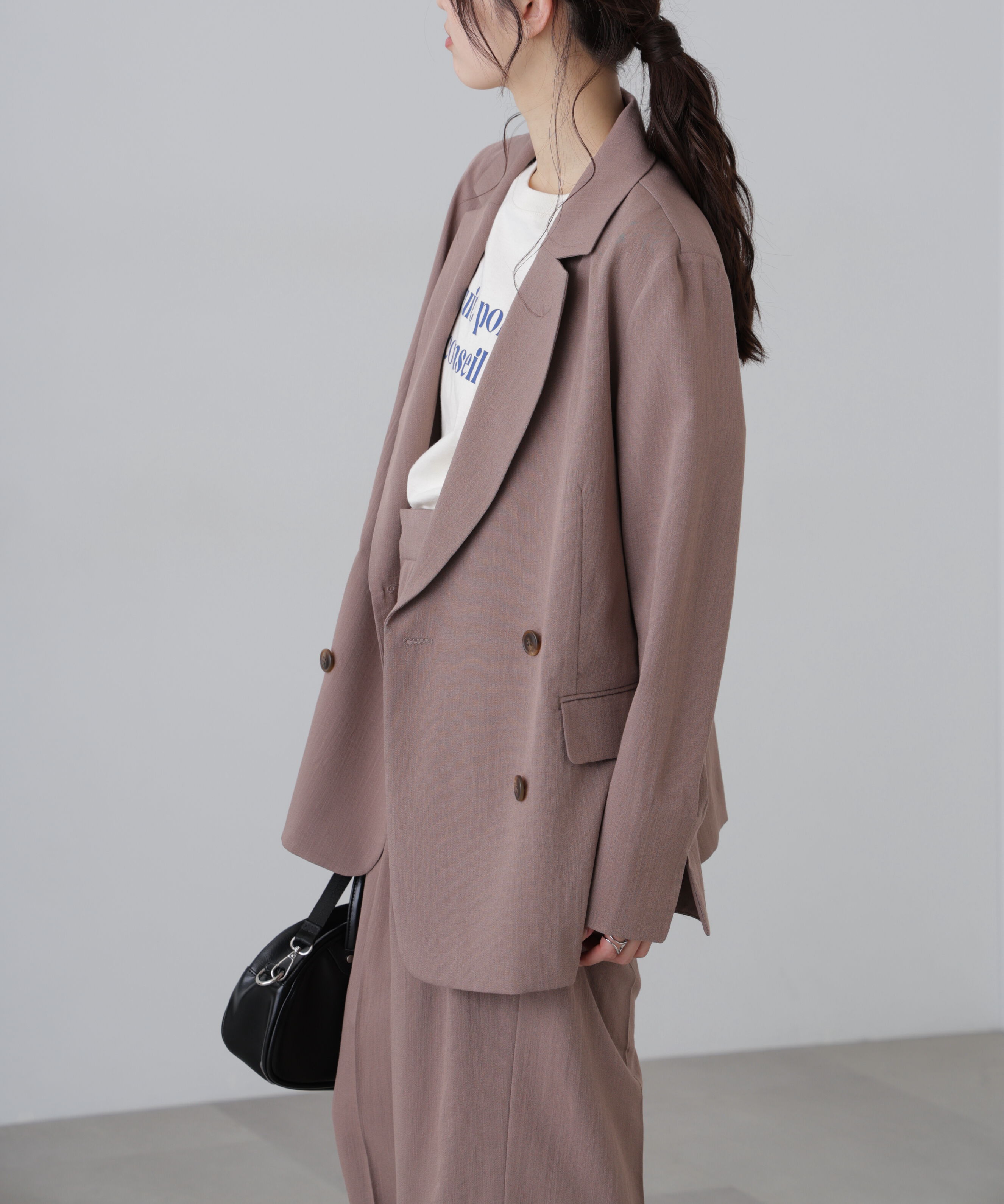  「麻調合繊ダブルブレストジャケット」|その他|