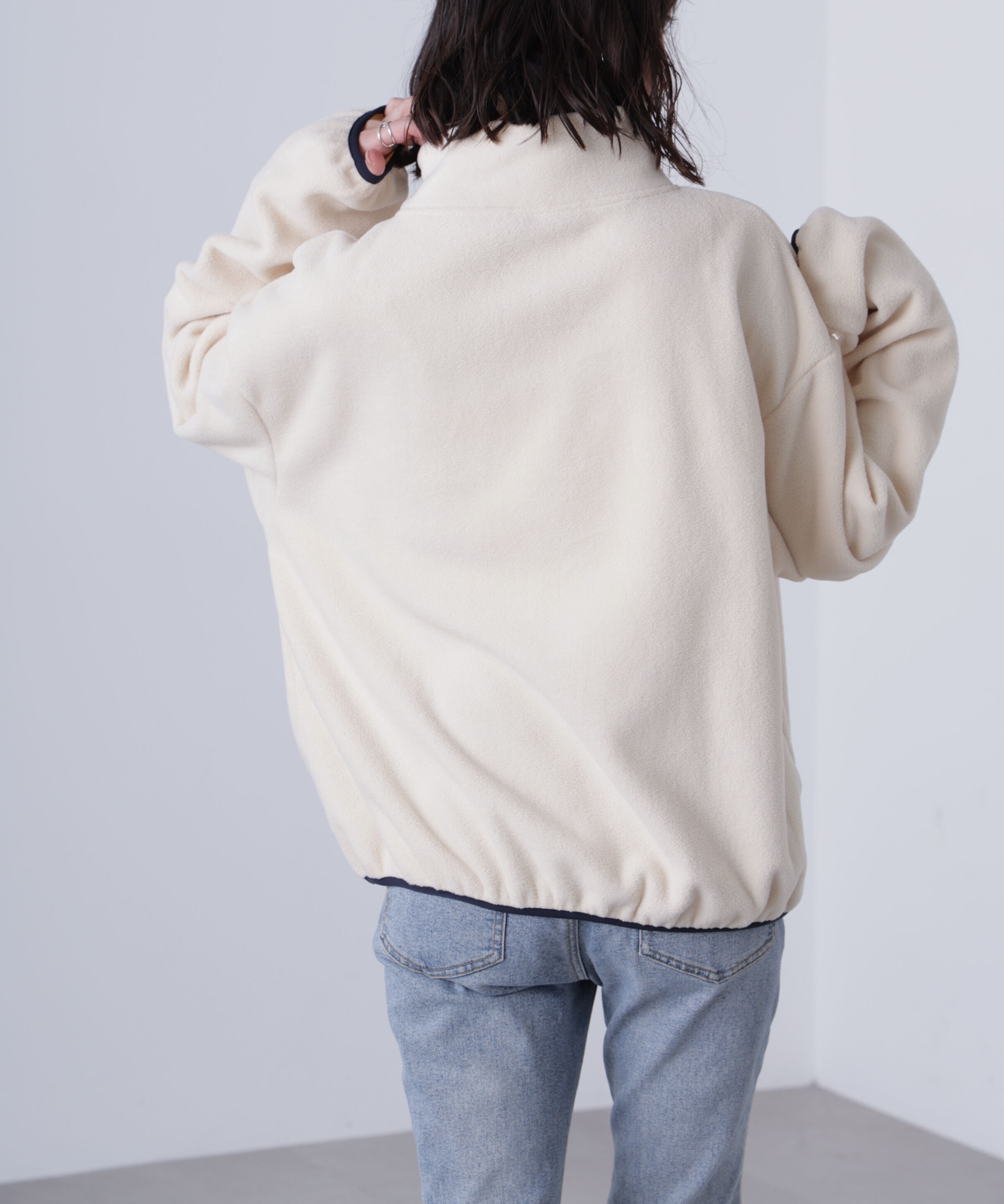  「フリースハーフジッププルオーバー」|Tシャツ・カットソー|