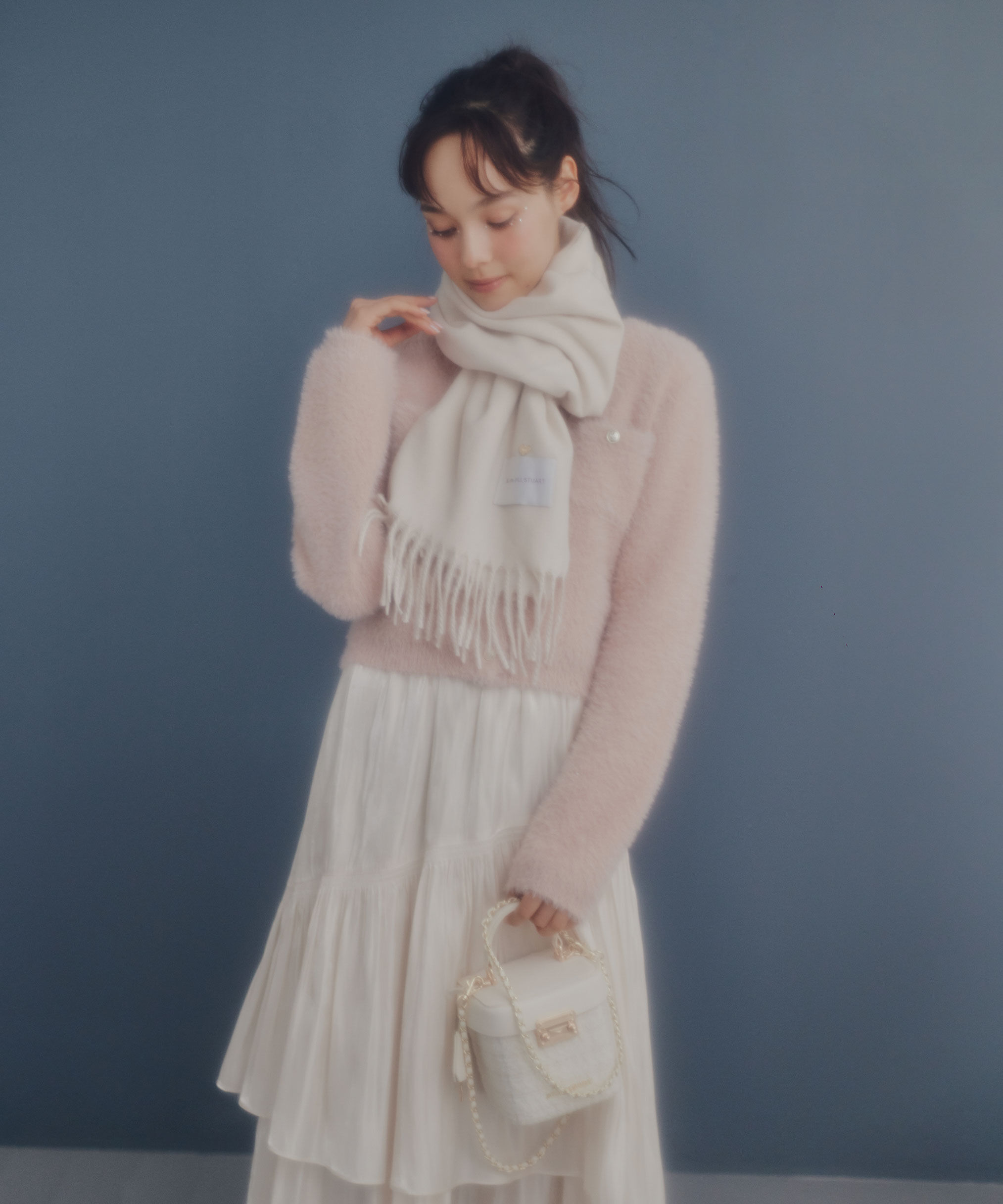  「ハートトッピングストール」|バンダナ・スカーフ|