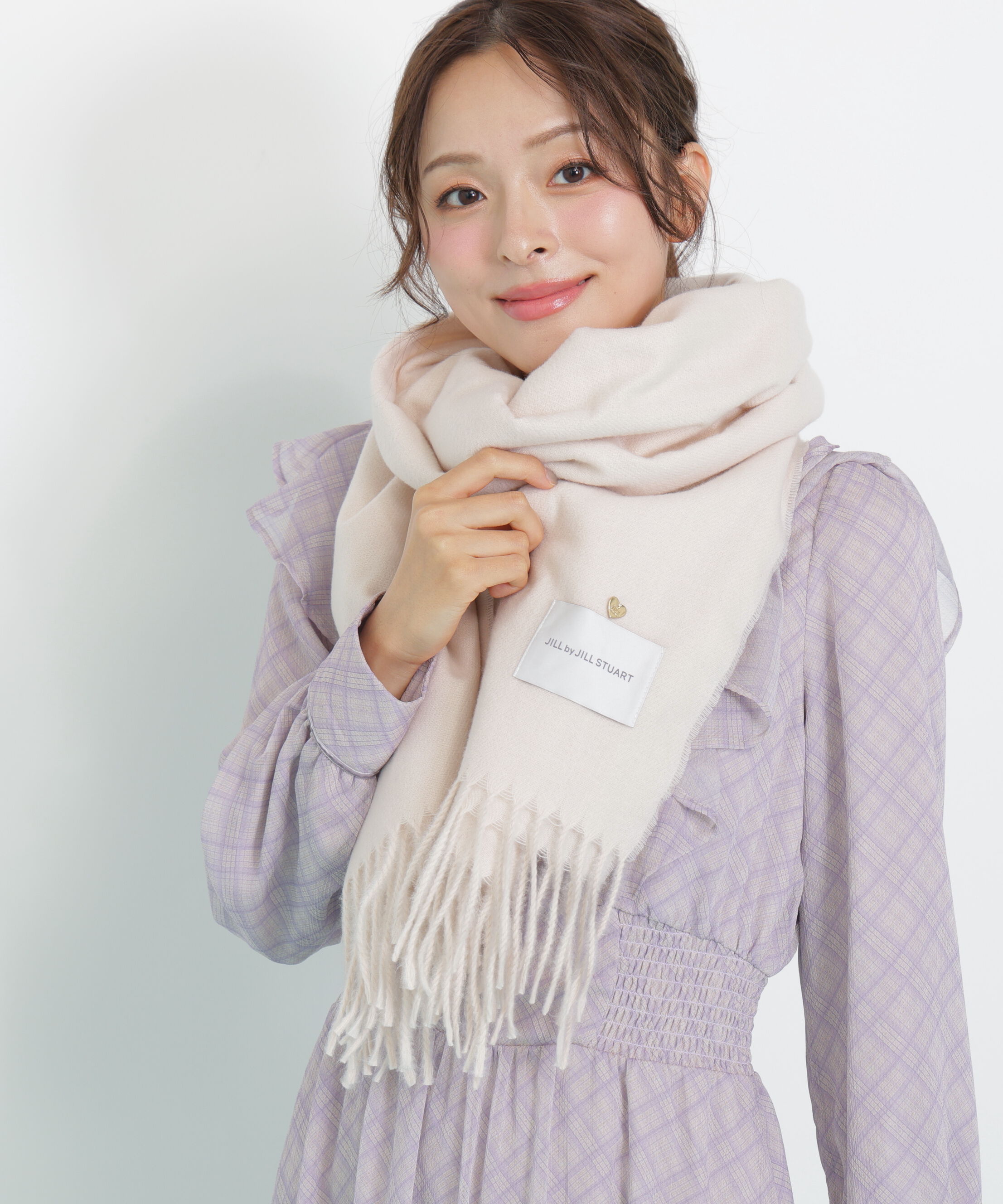  「ハートトッピングストール」|バンダナ・スカーフ|