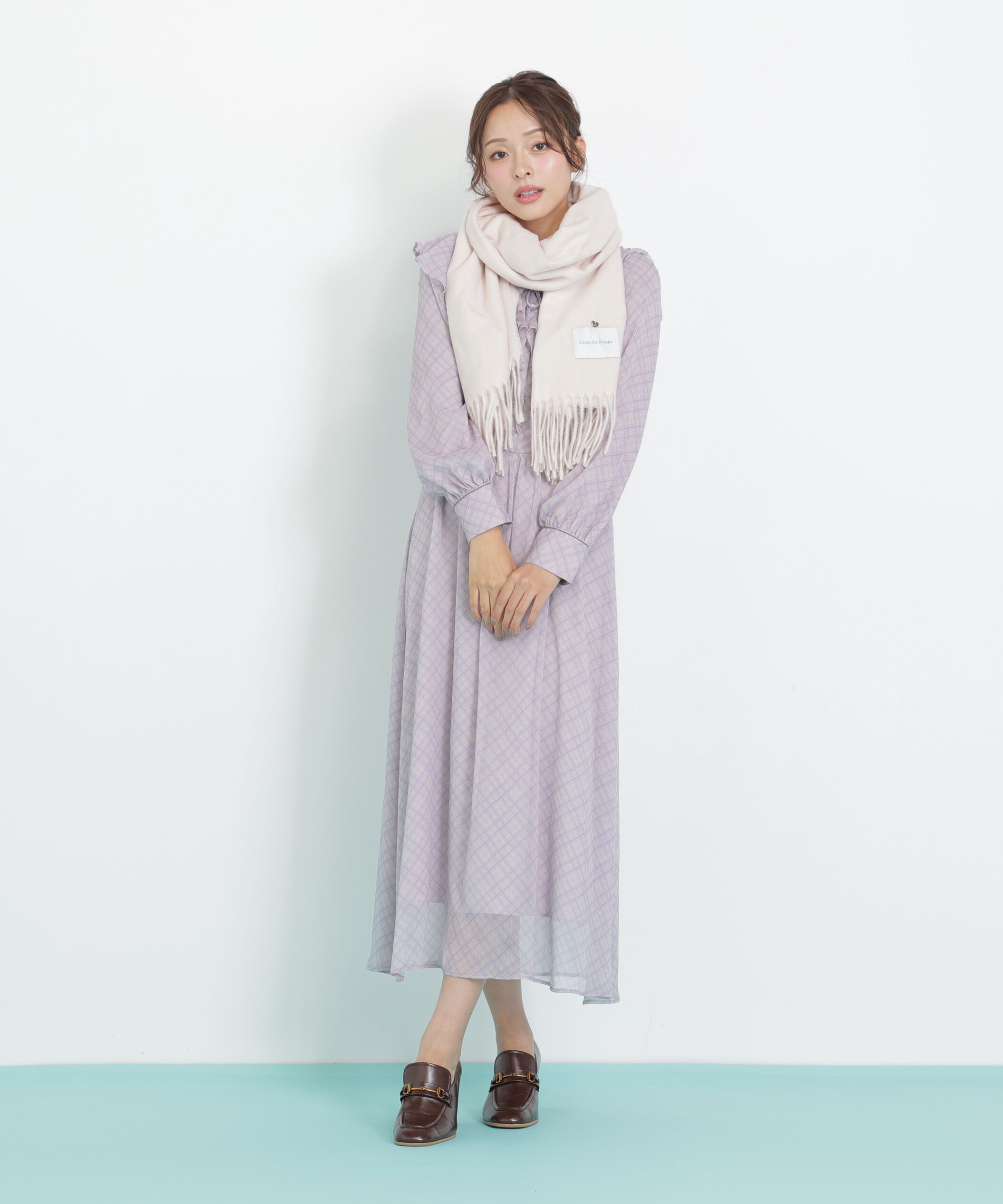  「ハートトッピングストール」|バンダナ・スカーフ|