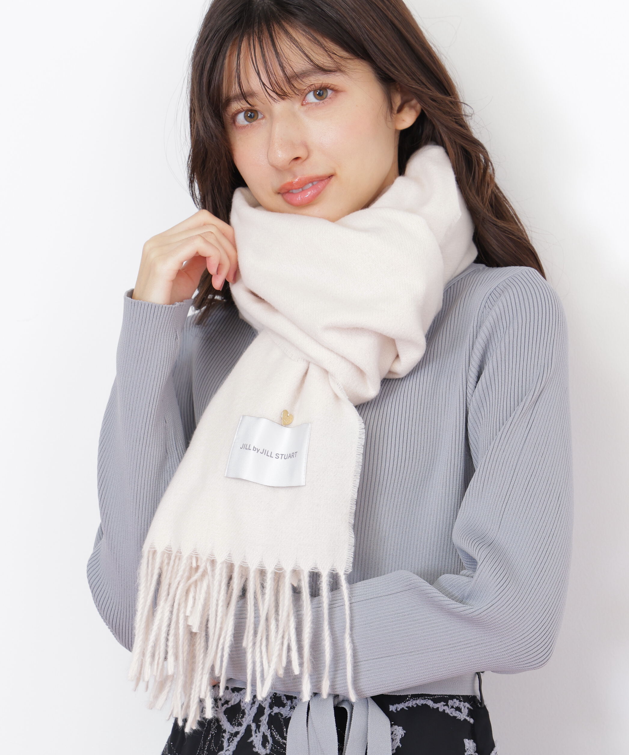  「ハートトッピングストール」|バンダナ・スカーフ|