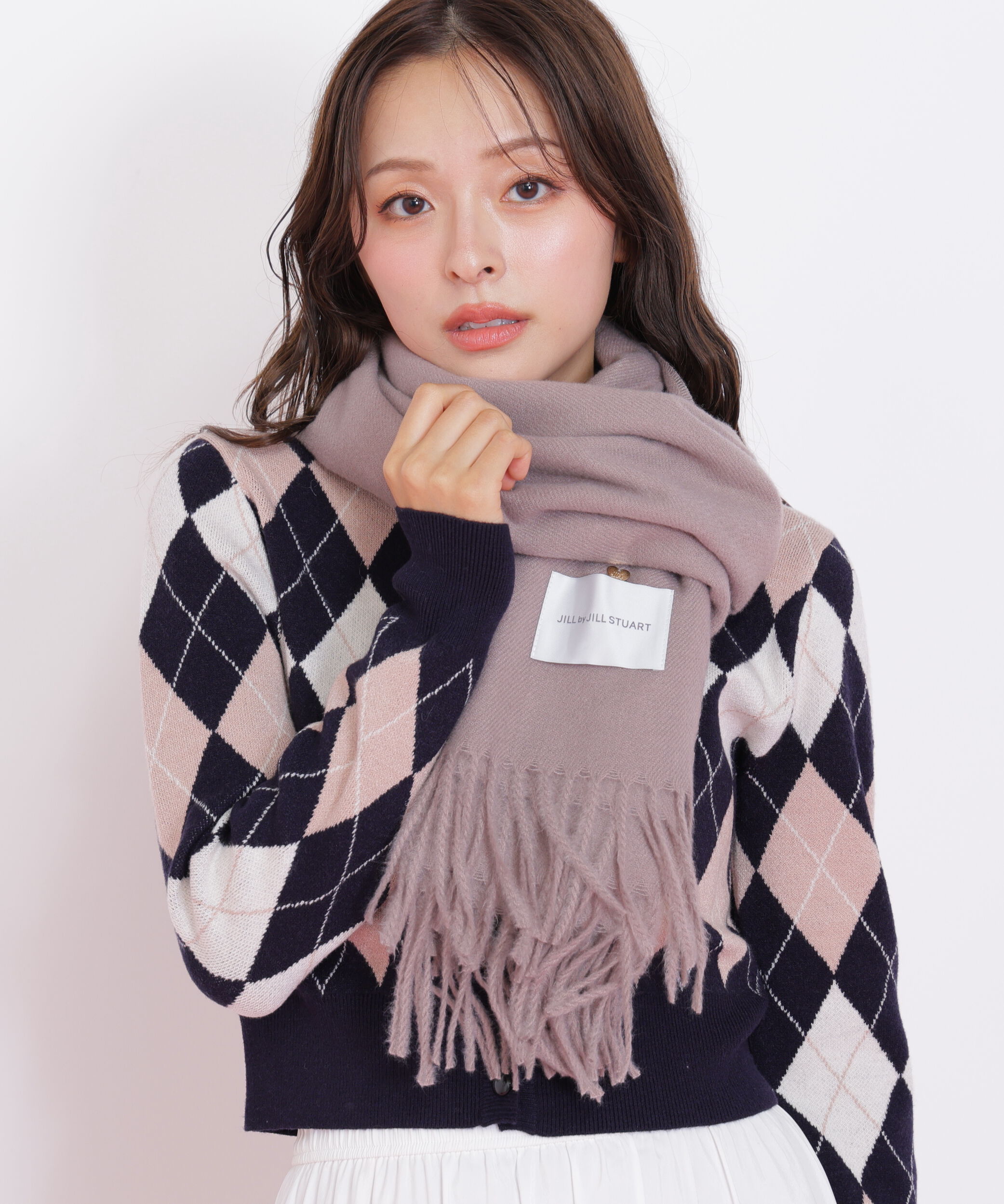  「ハートトッピングストール」|バンダナ・スカーフ|