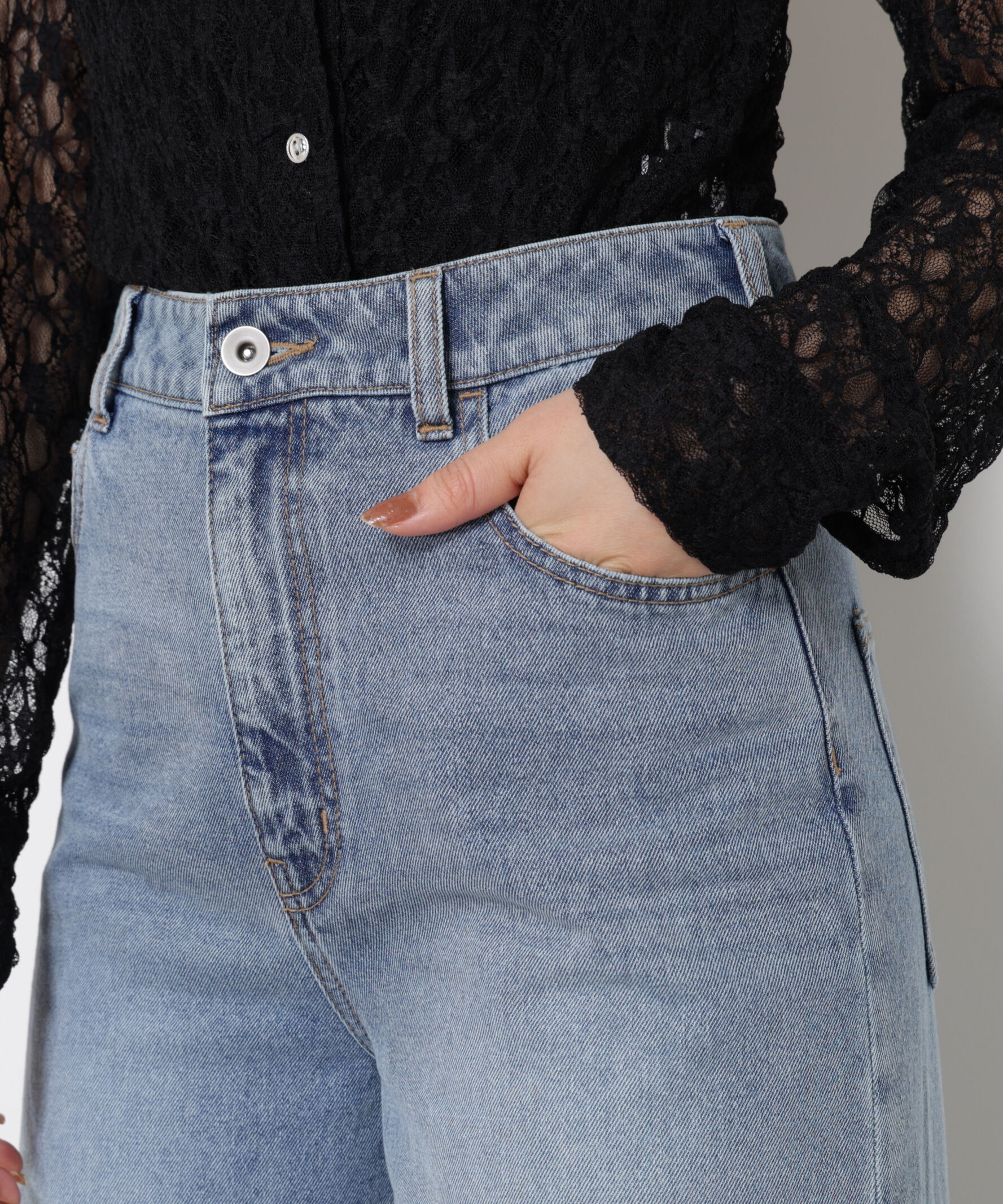 PROPORTION BODY DRESSING「ワイドデニムパンツ」|その他|