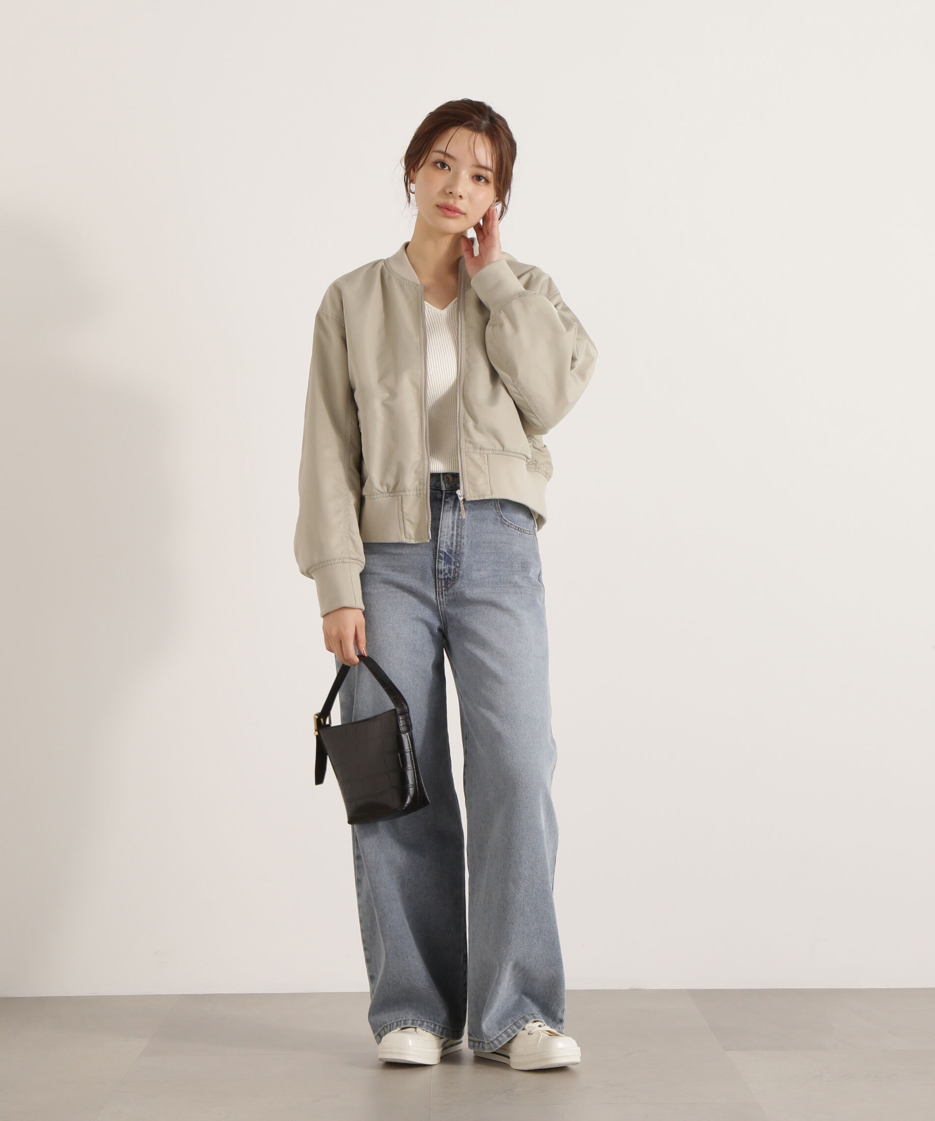 PROPORTION BODY DRESSING「ワイドデニムパンツ」|その他|